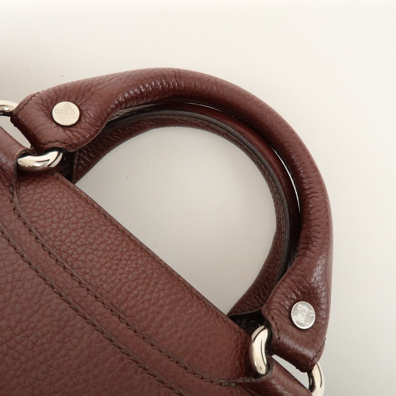 Celine Boogie Handbag - Brown, Leather