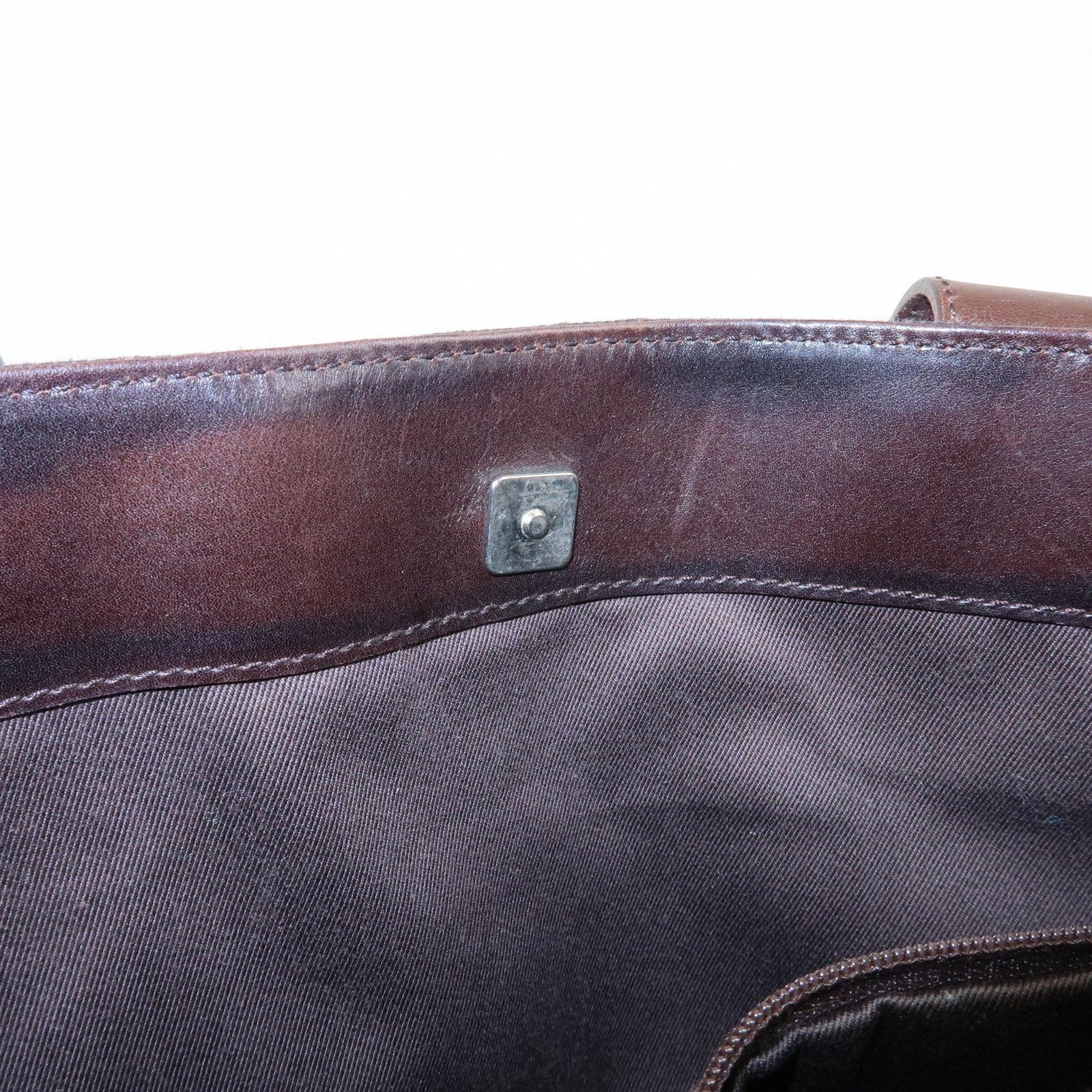 Gucci Hand Bag - Dark Brown, Canvas Leather