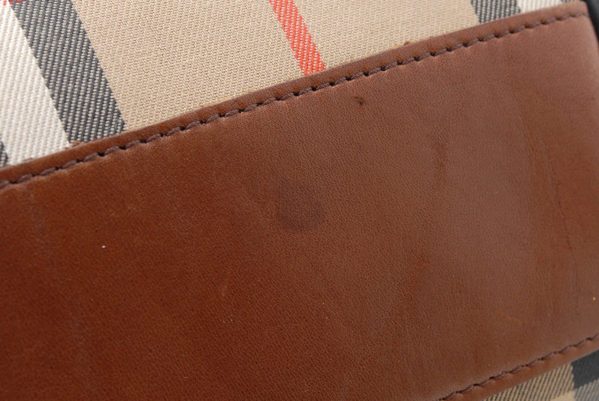 Burberry Nova Shoulder Bag - Brown, Canvas
