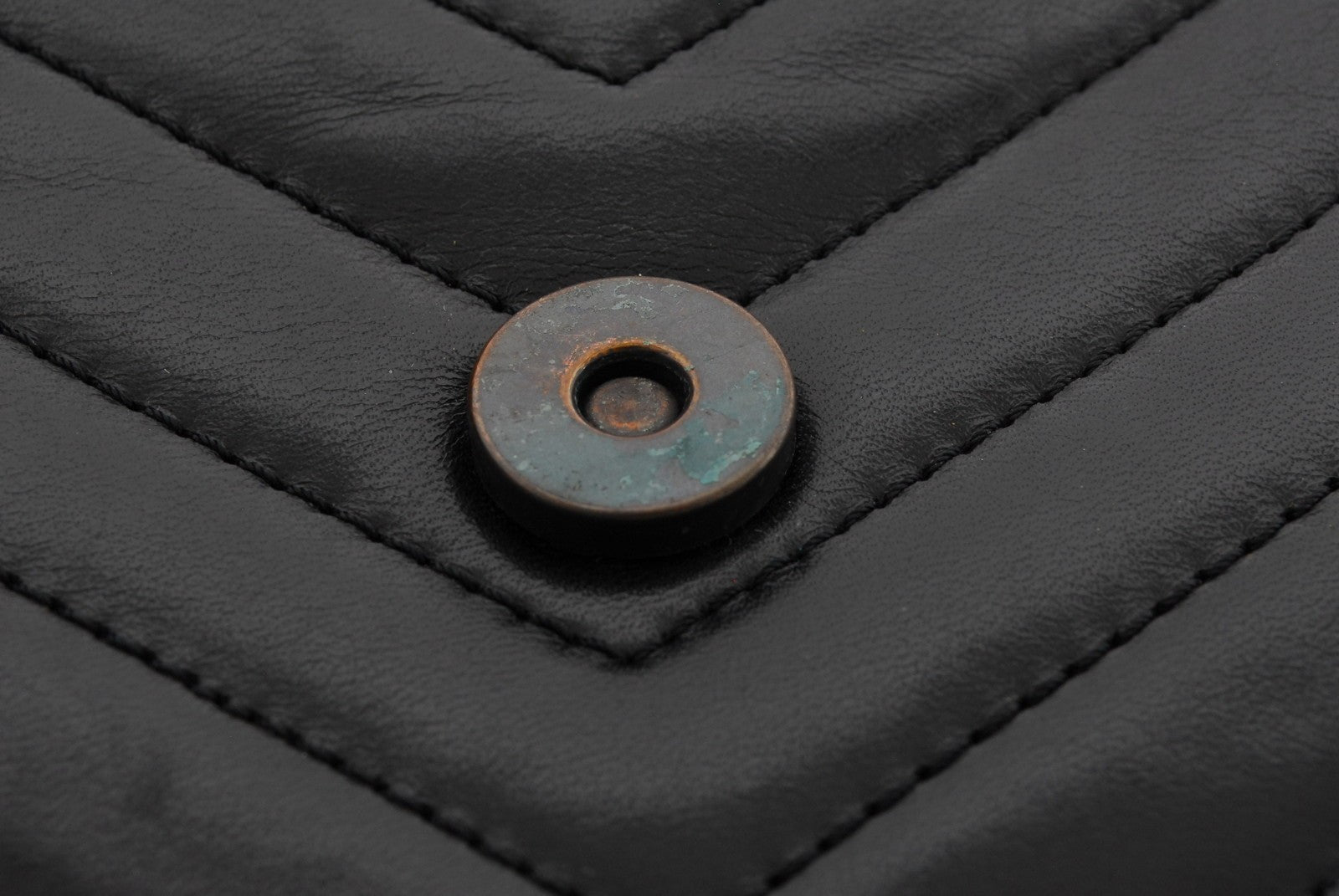 Saint Laurent Yves Clutch Bag - Black, Leather