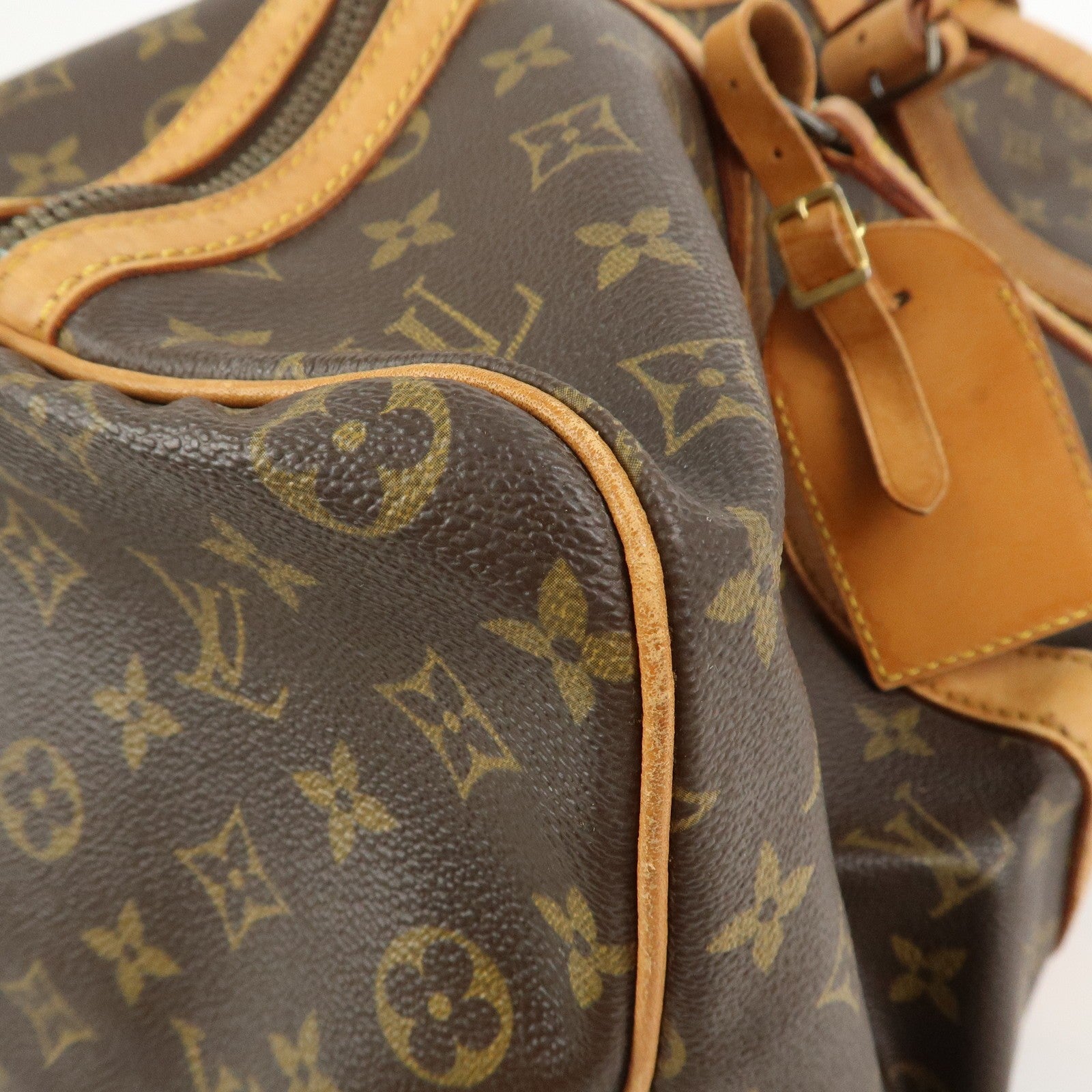 Louis Vuitton Monogram Sac Souple 45 Boston Bag - Brown, Monogram Canvas