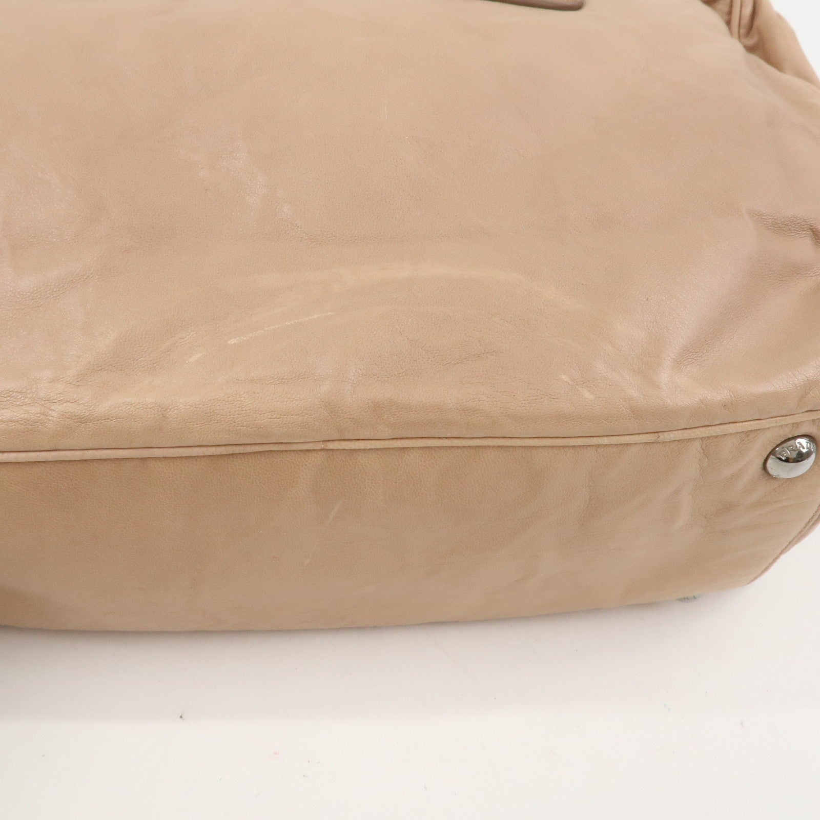 Prada Shoulder Bag - Pink Beige, Leather