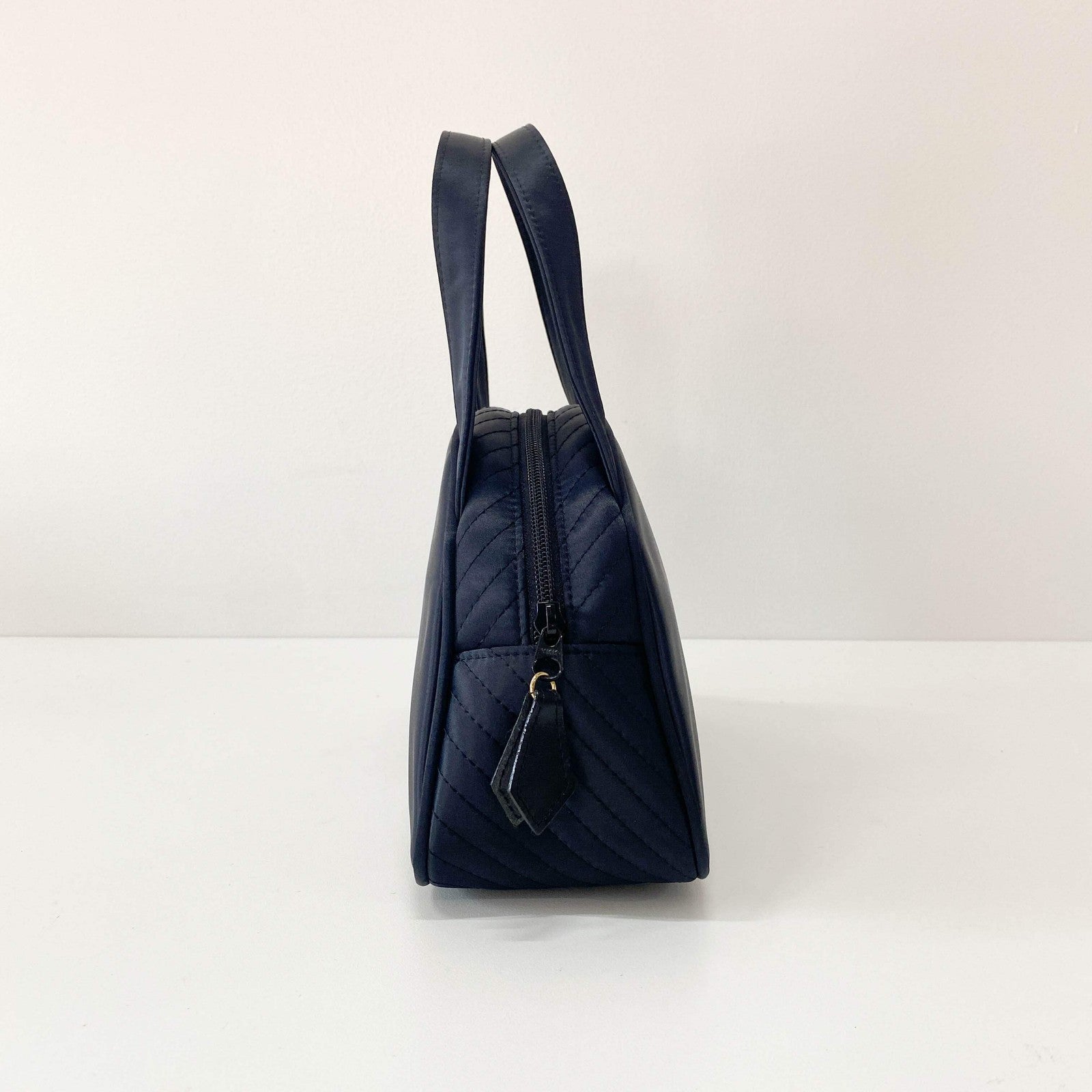 Saint Laurent YSL Hand Bag - Black, Neoprene