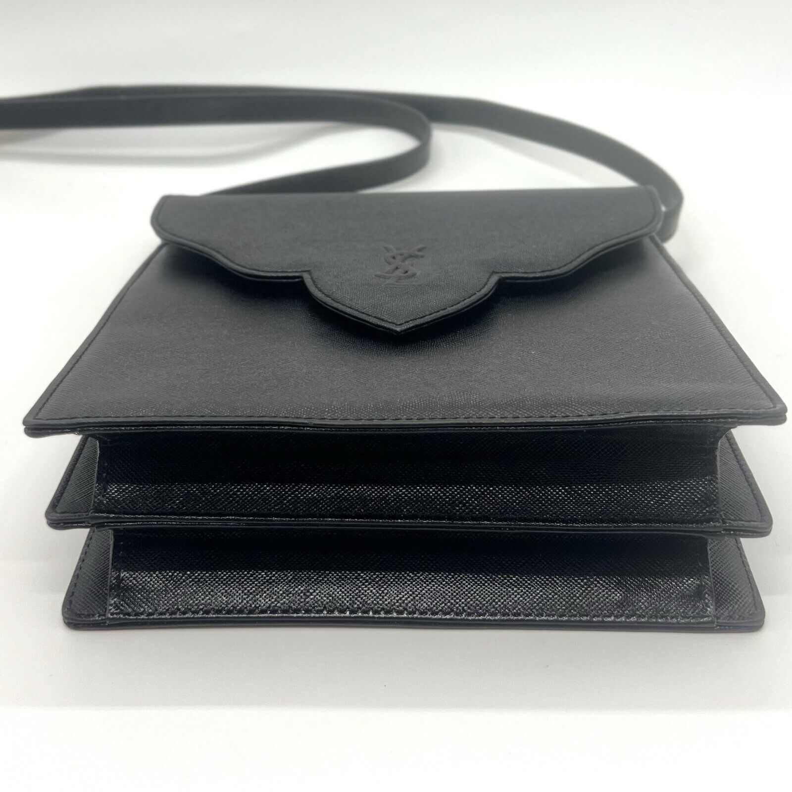 Saint Laurent YSL Shoulder Bag - Black, Leather