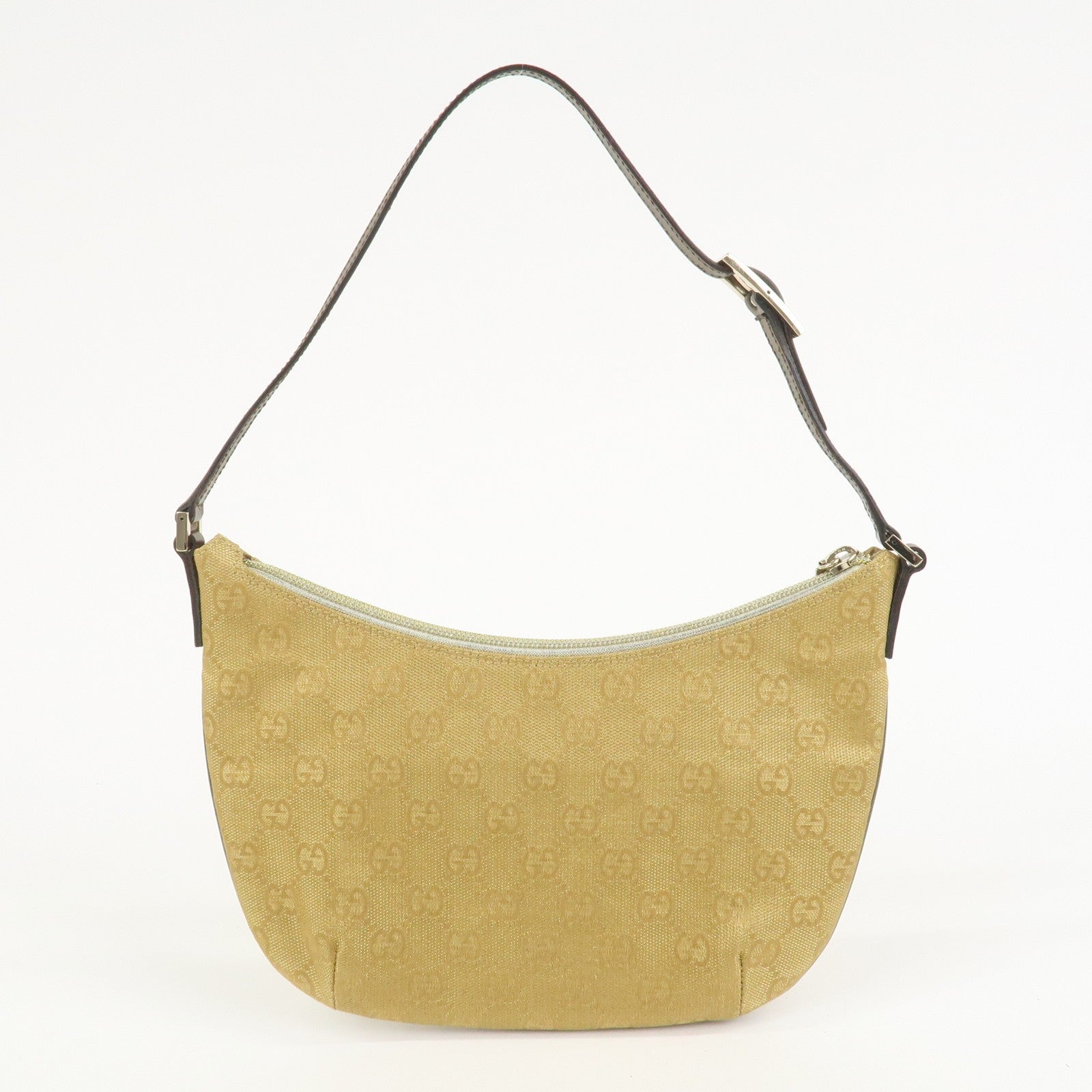 Gucci Shoulder Bag - Gold, GG Canvas Leather