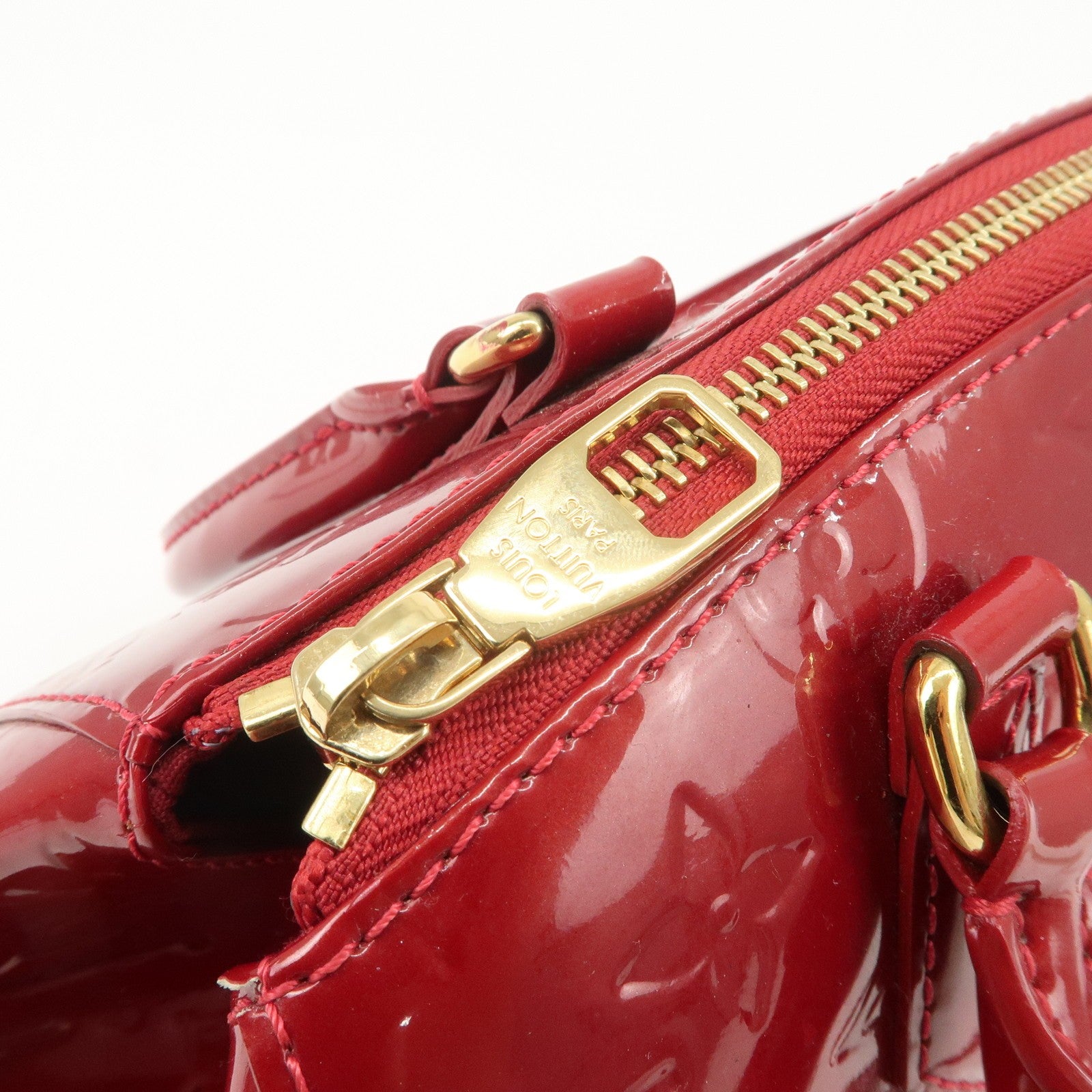 Louis Vuitton M91494 Shoulder Bag - Red, Vernis Leather