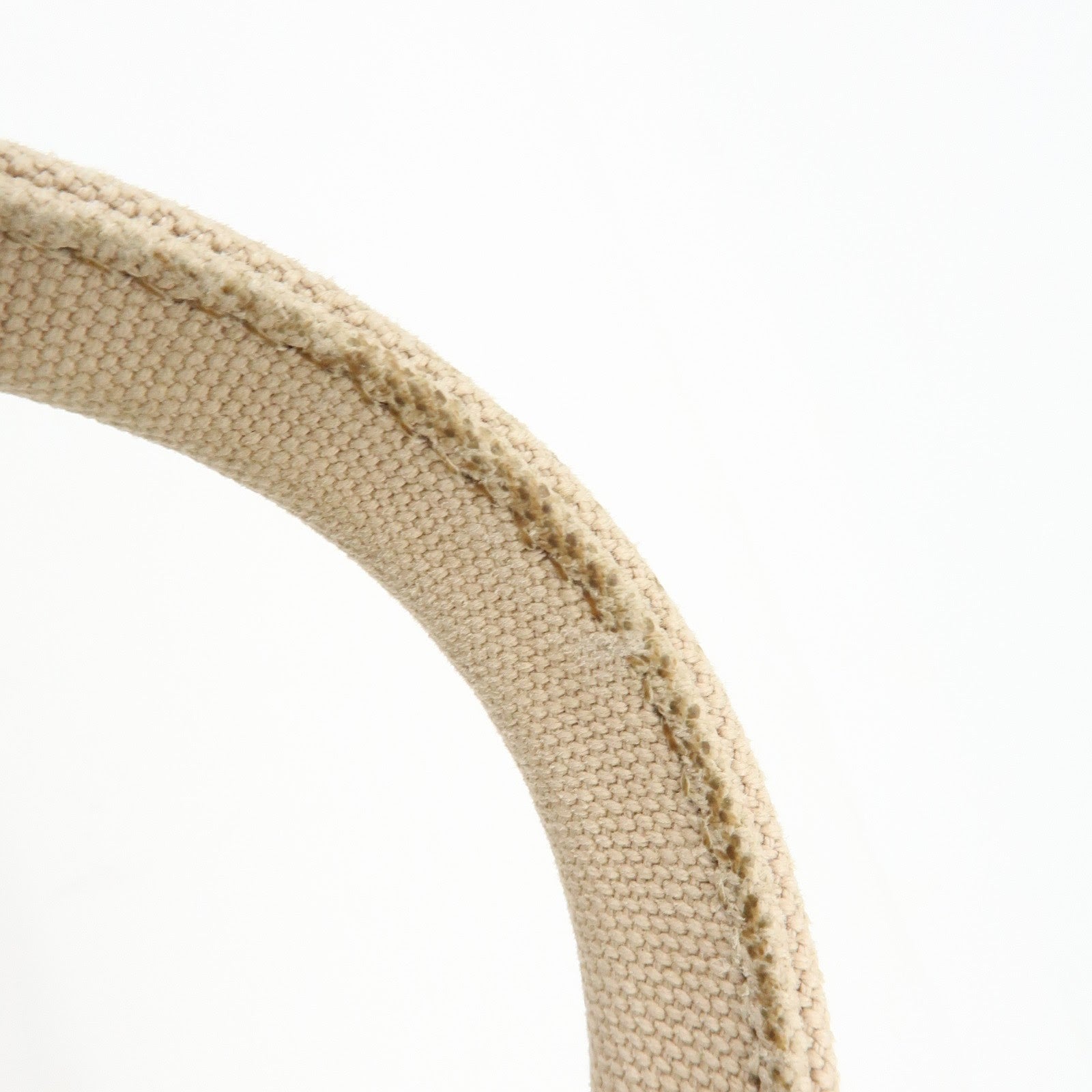 Prada Canapa Hand Bag - Beige, Canvas