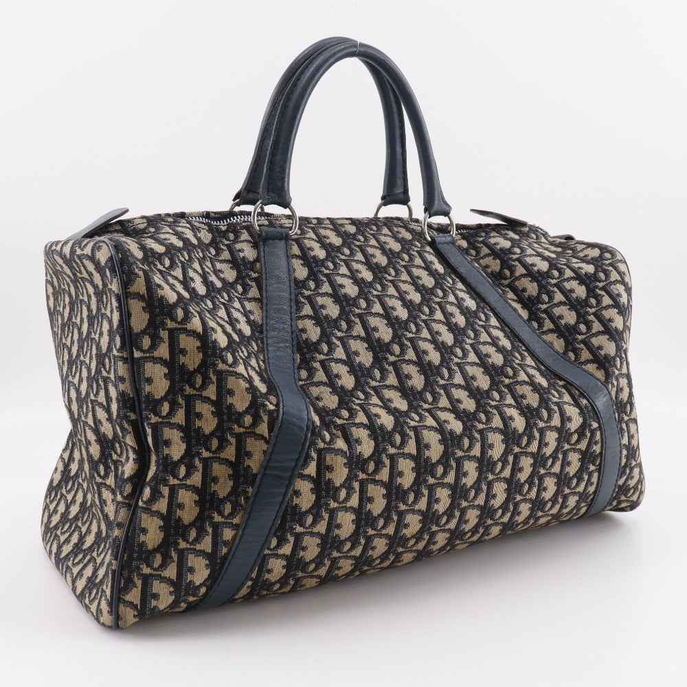 Dior Trotter Boston Bag - Navy Blue, Canvas