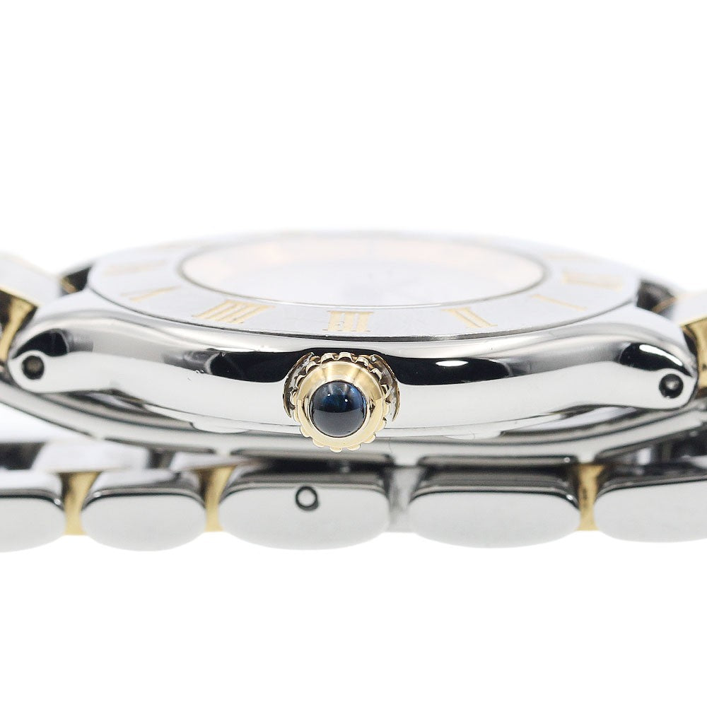Cartier Must21 SM W10073R6 Watch - Silver / Gold, Stainless Steel / Gold Plated