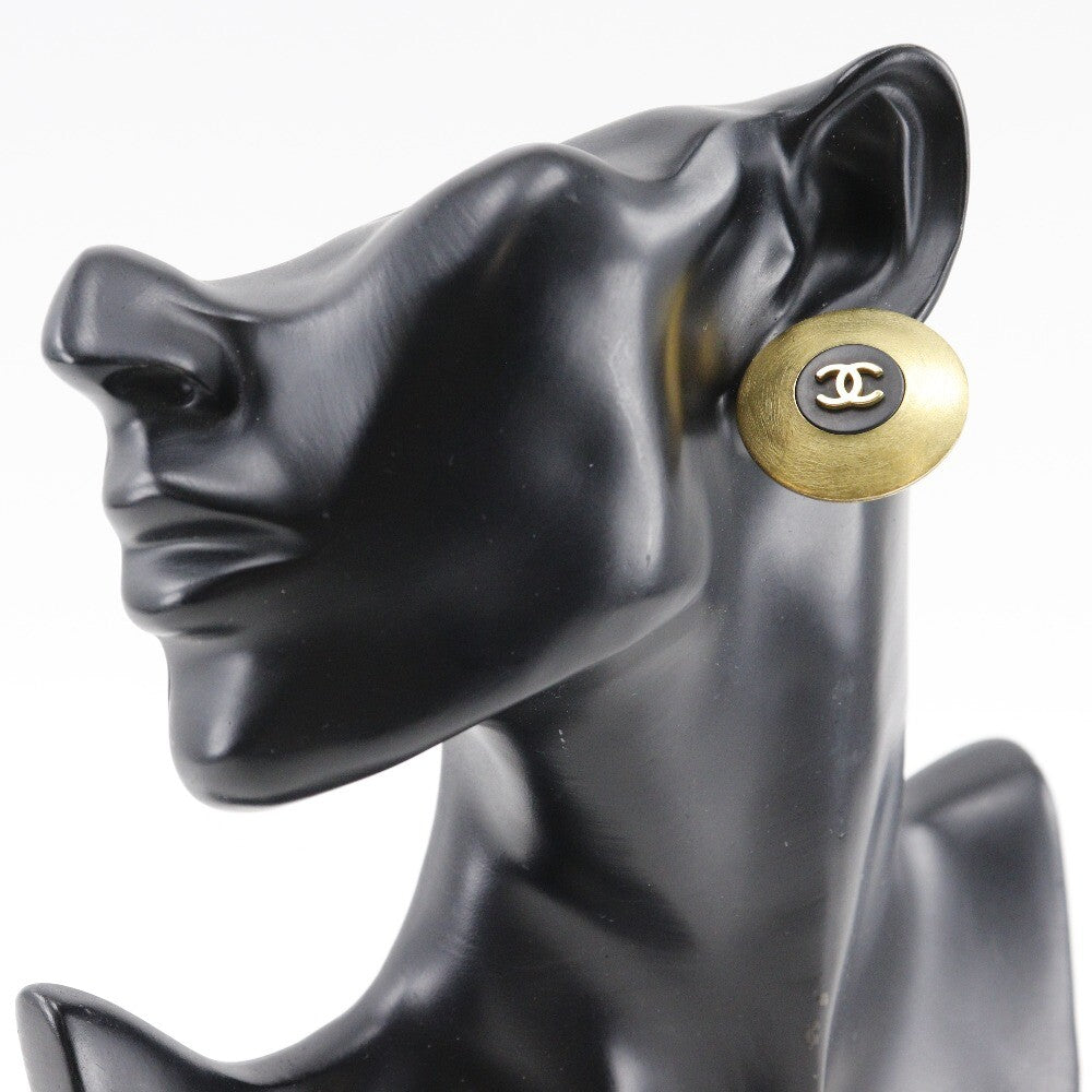 Chanel COCO Mark Earring - Gold, Plated Gold