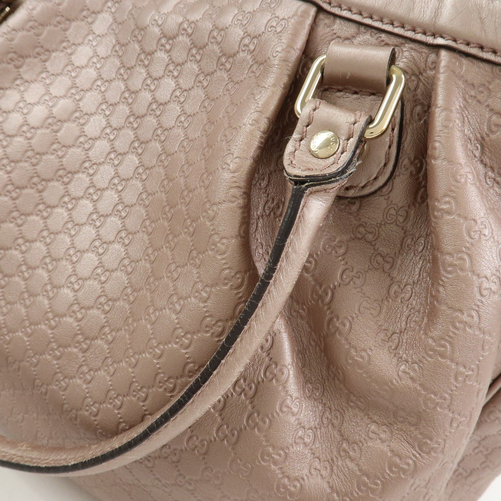 Gucci Shoulder Bag - Metallic Pink, Leather