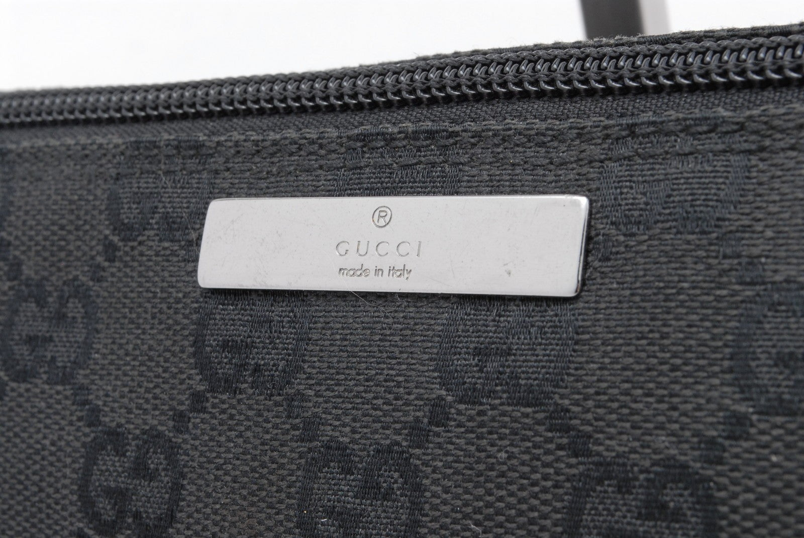 Gucci Accessory Pouch Handbag - Black, Canvas