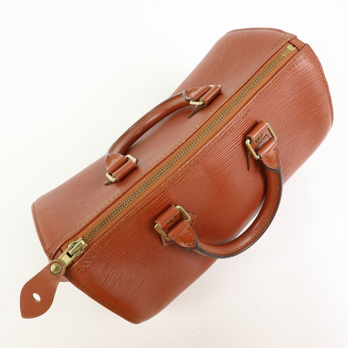 Louis Vuitton Epi Speedy 25 Hand Boston Bag - Kenya Brown, Epi Leather
