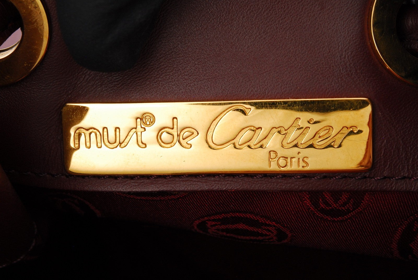 Cartier Must de Cartier Shoulder Bag - Bordeaux, Leather