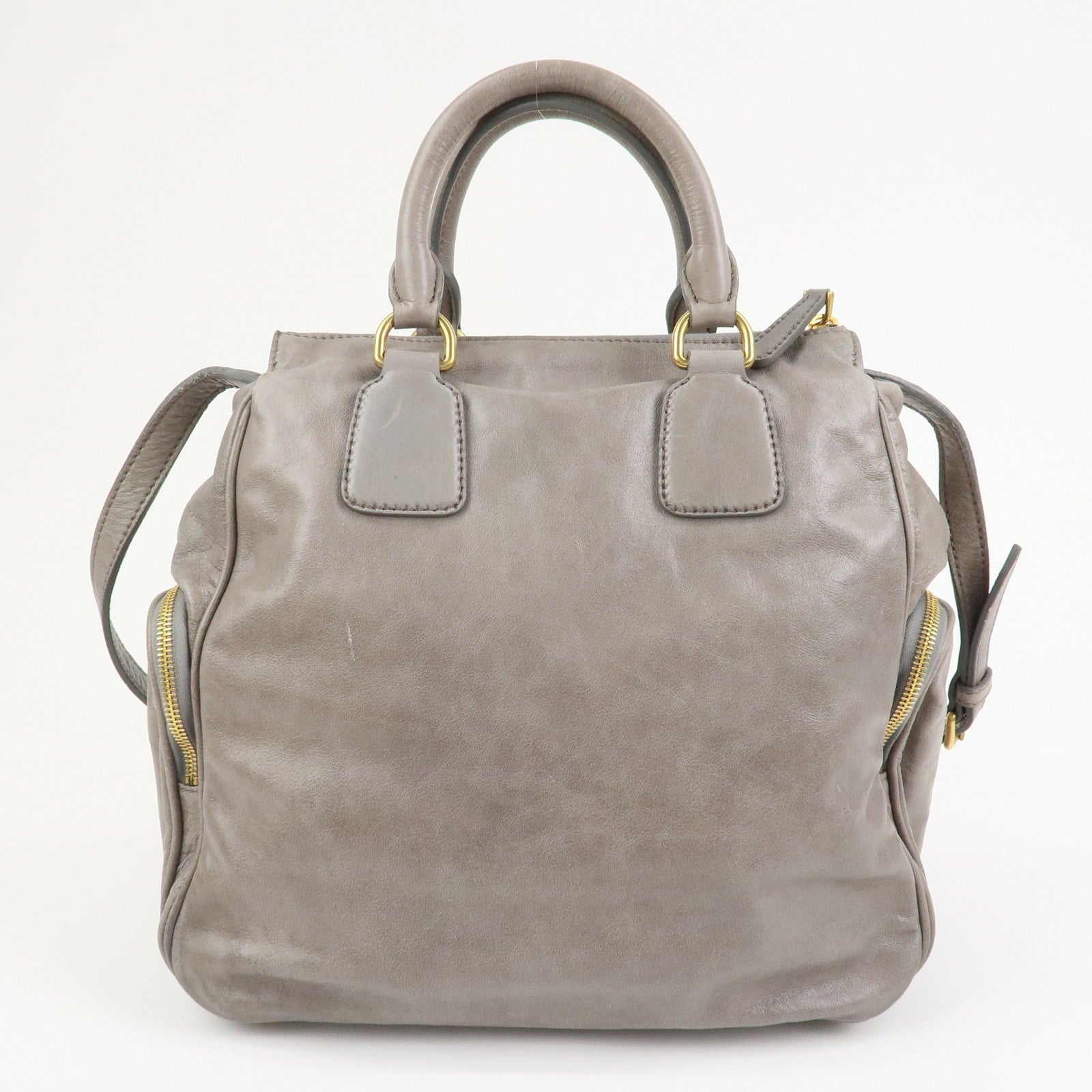 Miu Miu 2Way Bag - Gray, Leather