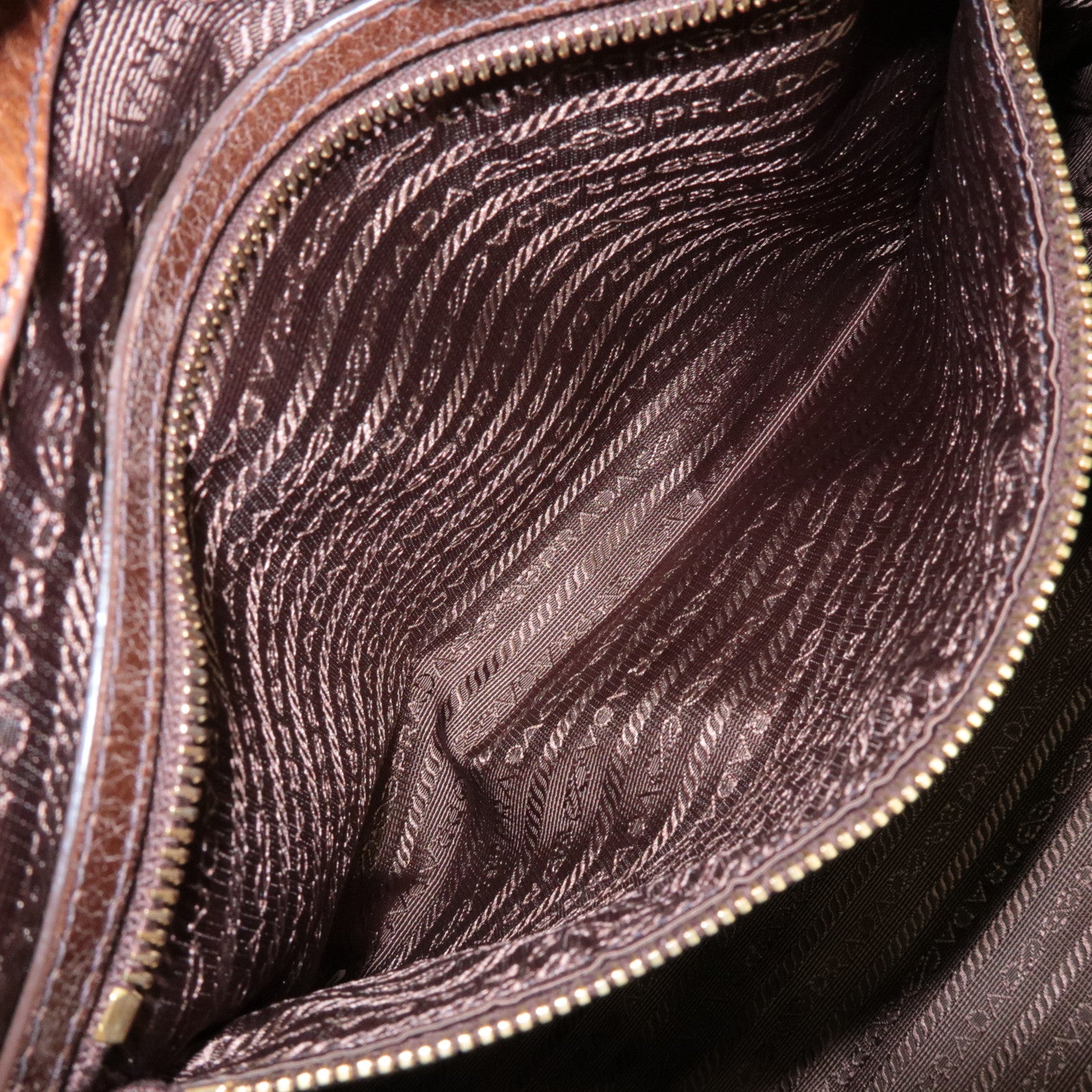 Prada 2way Bag - Brown, Leather