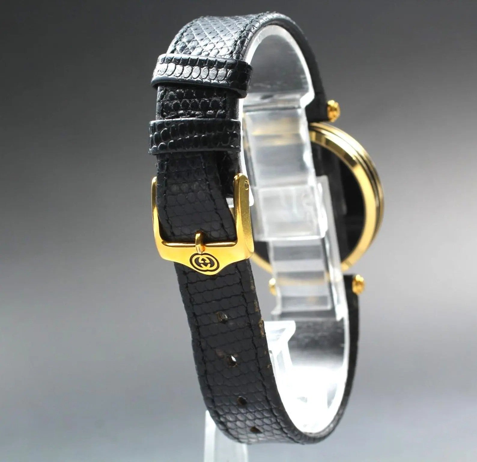 Gucci Man 2000M Wristwatch - Black, Leather