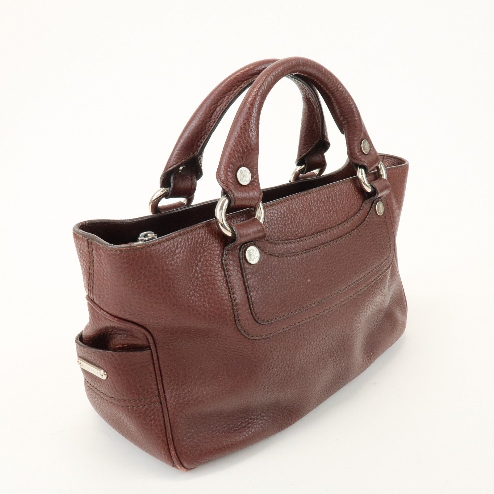 Celine Boogie Handbag - Brown, Leather