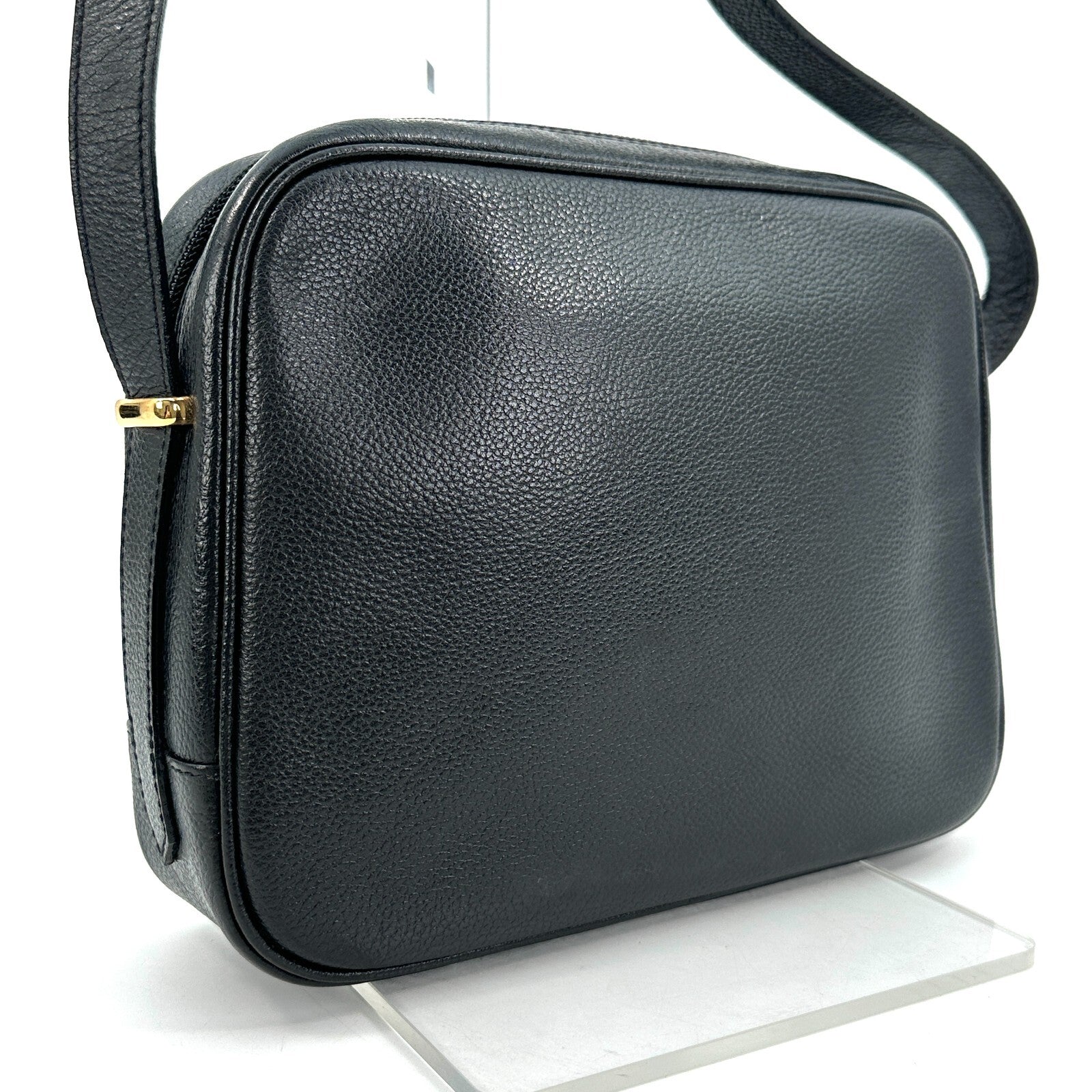 Saint Laurent YSL Shoulder Bag - Black, Leather