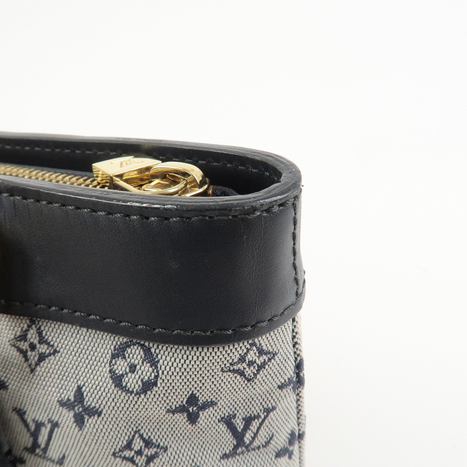 Louis Vuitton Monogram Mini Lin Lucille PM Hand Bag - Blue, Monogram Mini Canvas