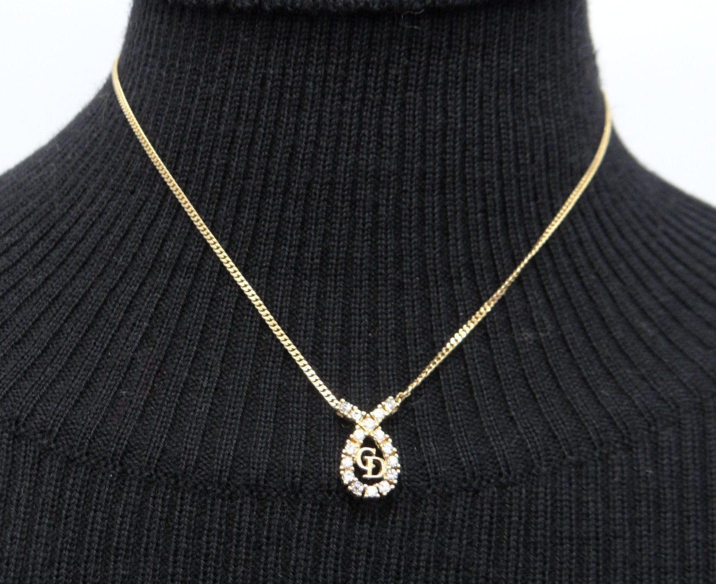 Dior Chain Necklace Pendant - Gold, Metal