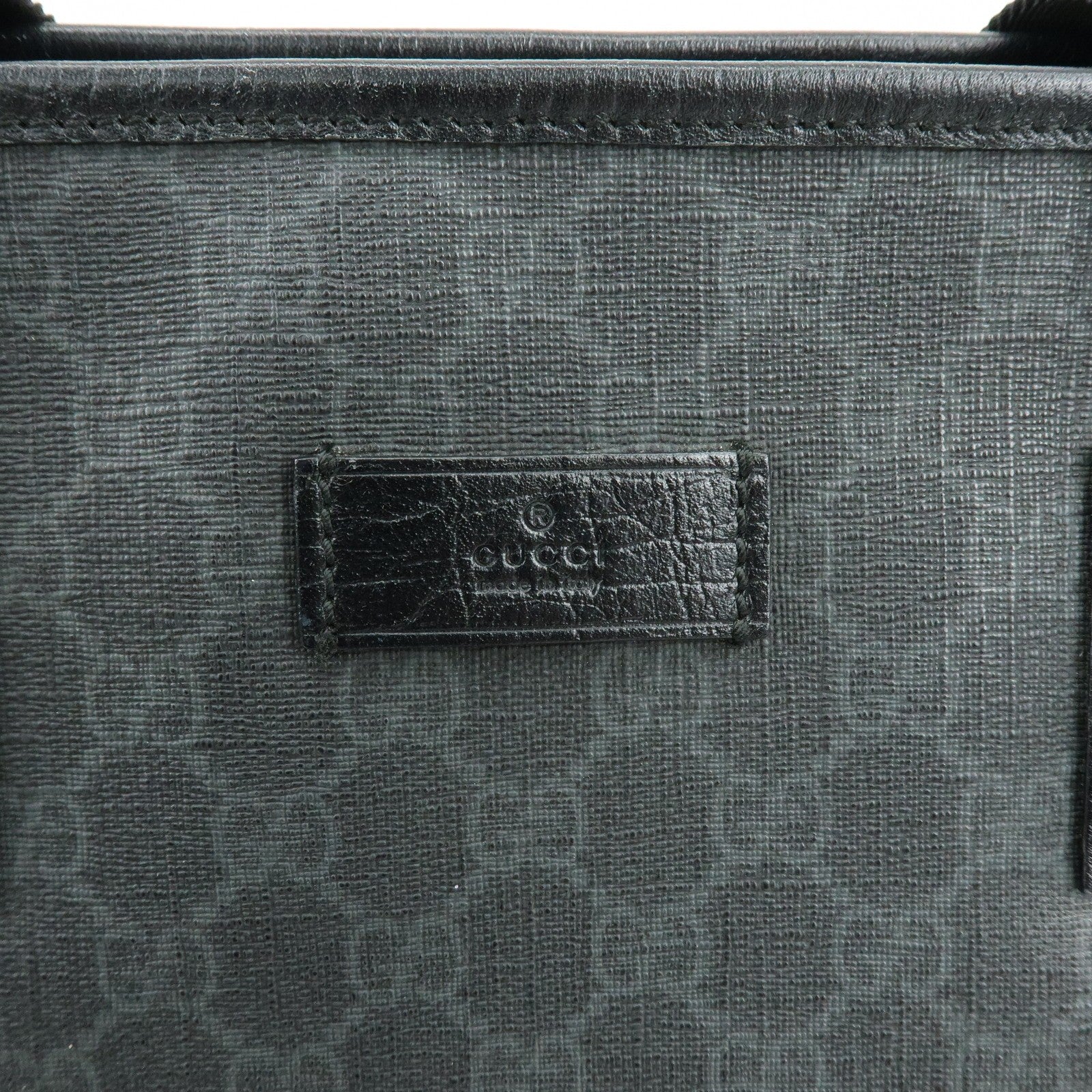 GUCCI GG Supreme 2Way Bag Hand Bag Shoulder Bag Black