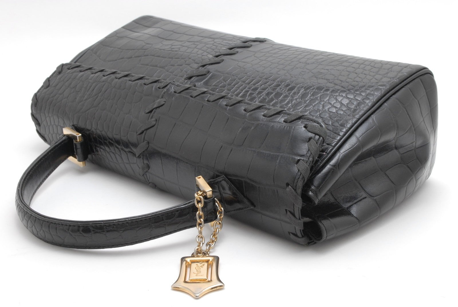 Saint Laurent Vintage Handbag - Black, Leather