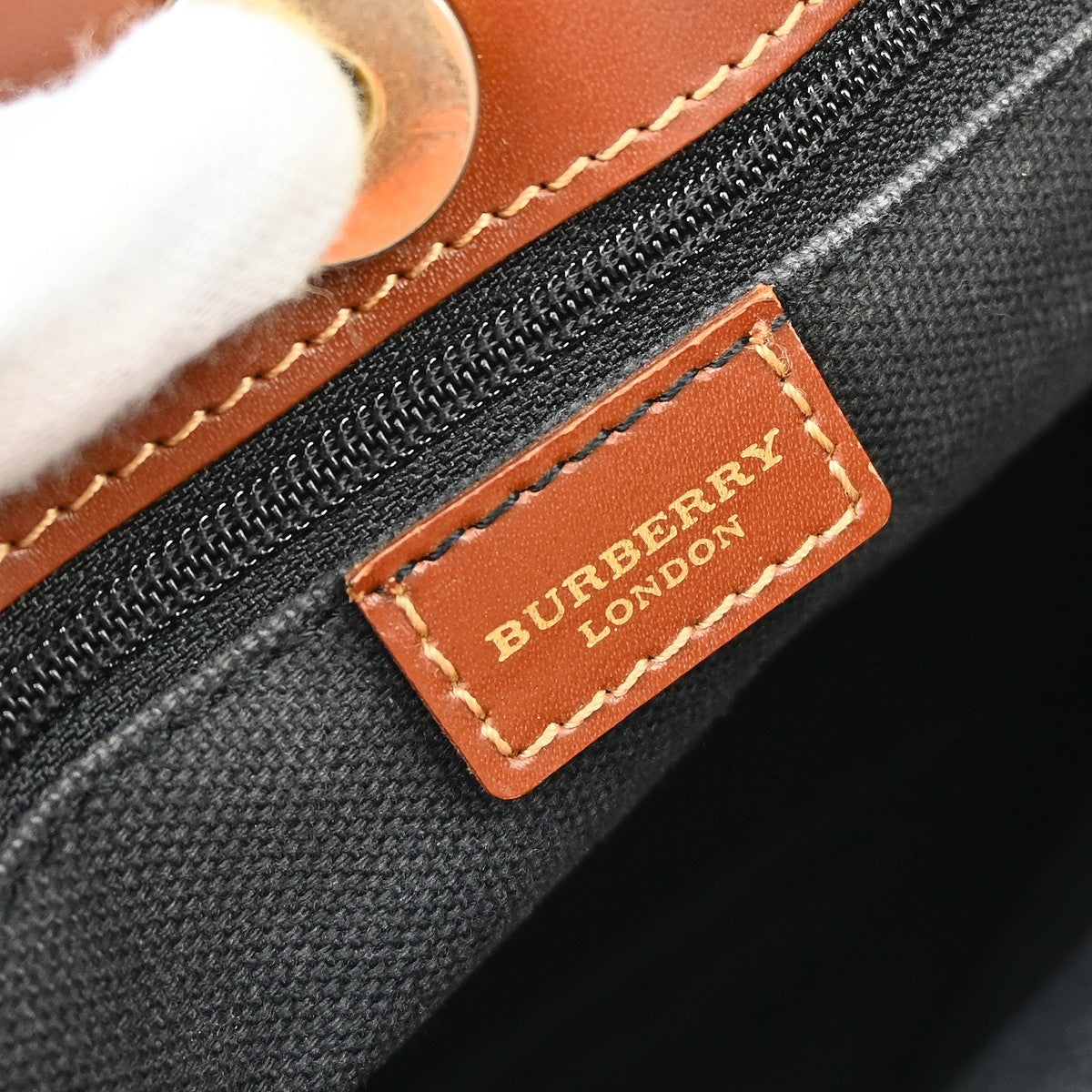 Burberry Hand Tote Bag - Beige, PVC