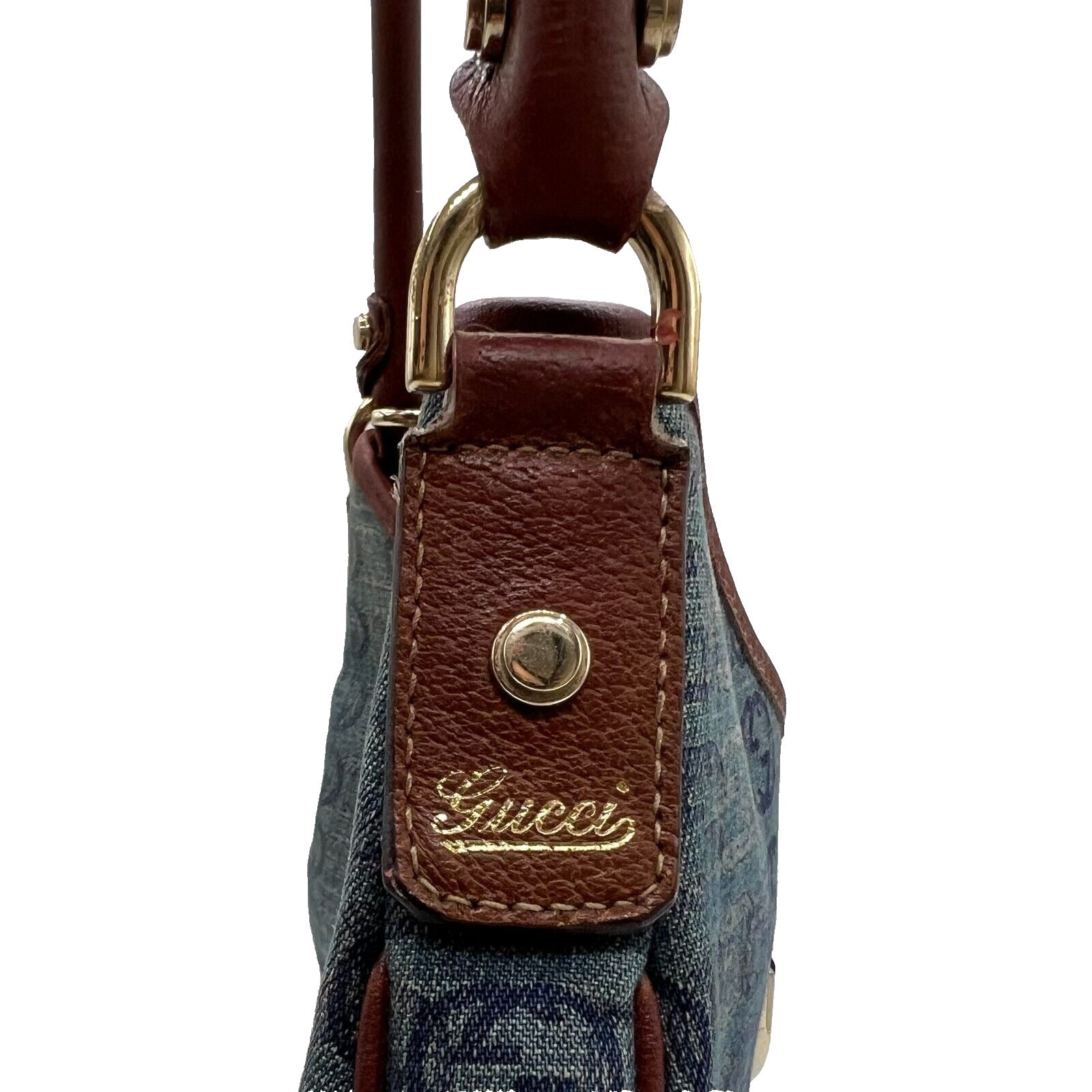 Gucci Abby Hobo Shoulder Bag Denim
