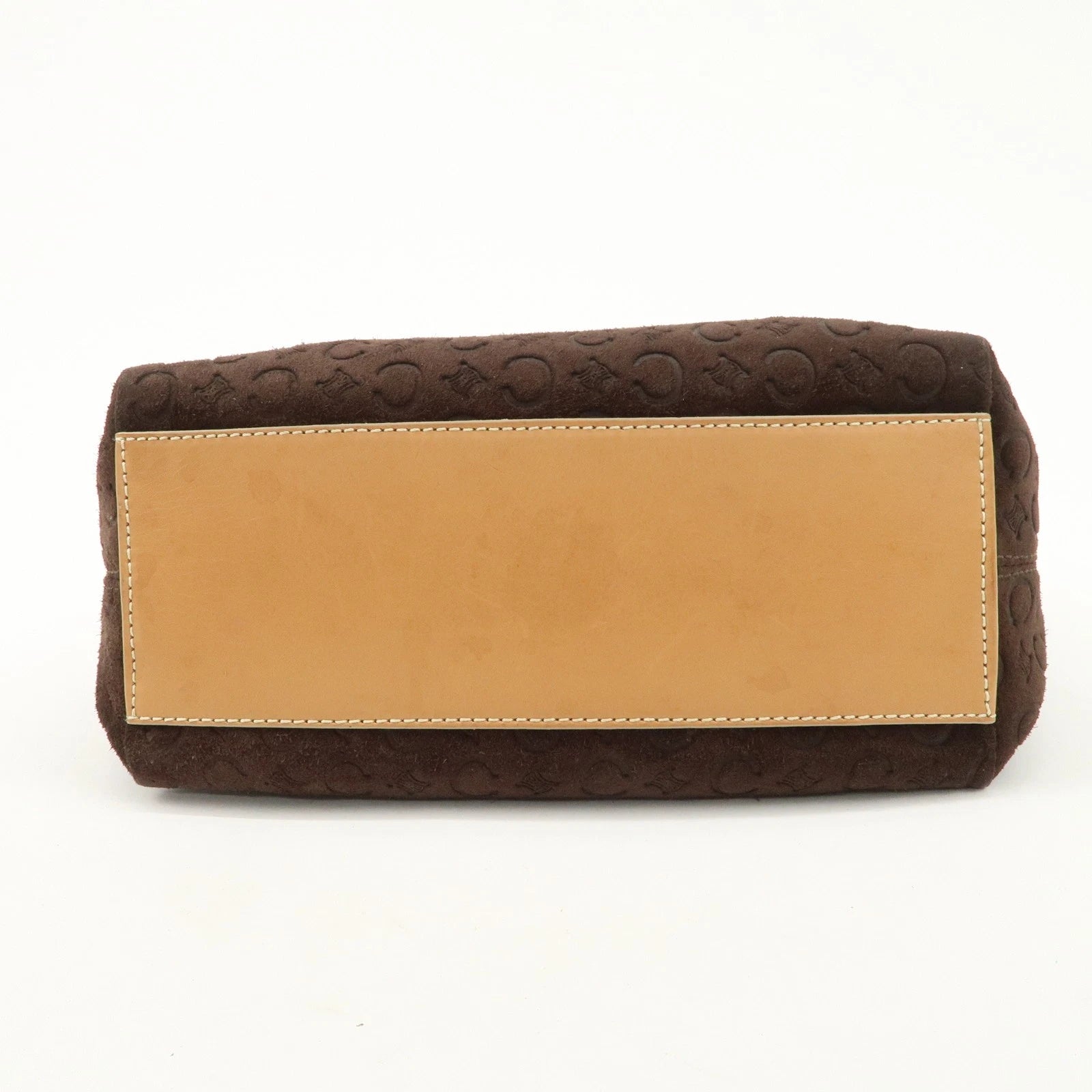 Celine Macadam Shoulder Bag - Brown, Suede
