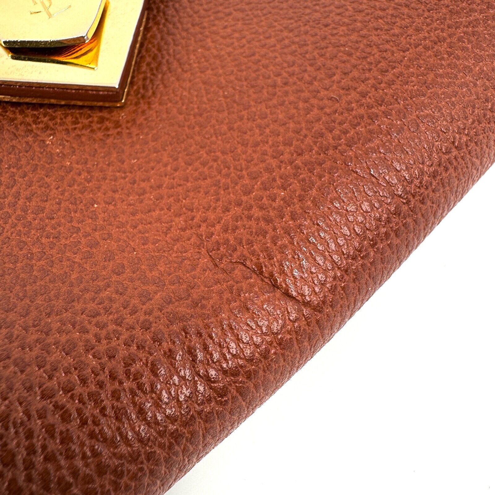 Yves Saint Laurent YSL Vintage Shoulder Bag - Brown Leather