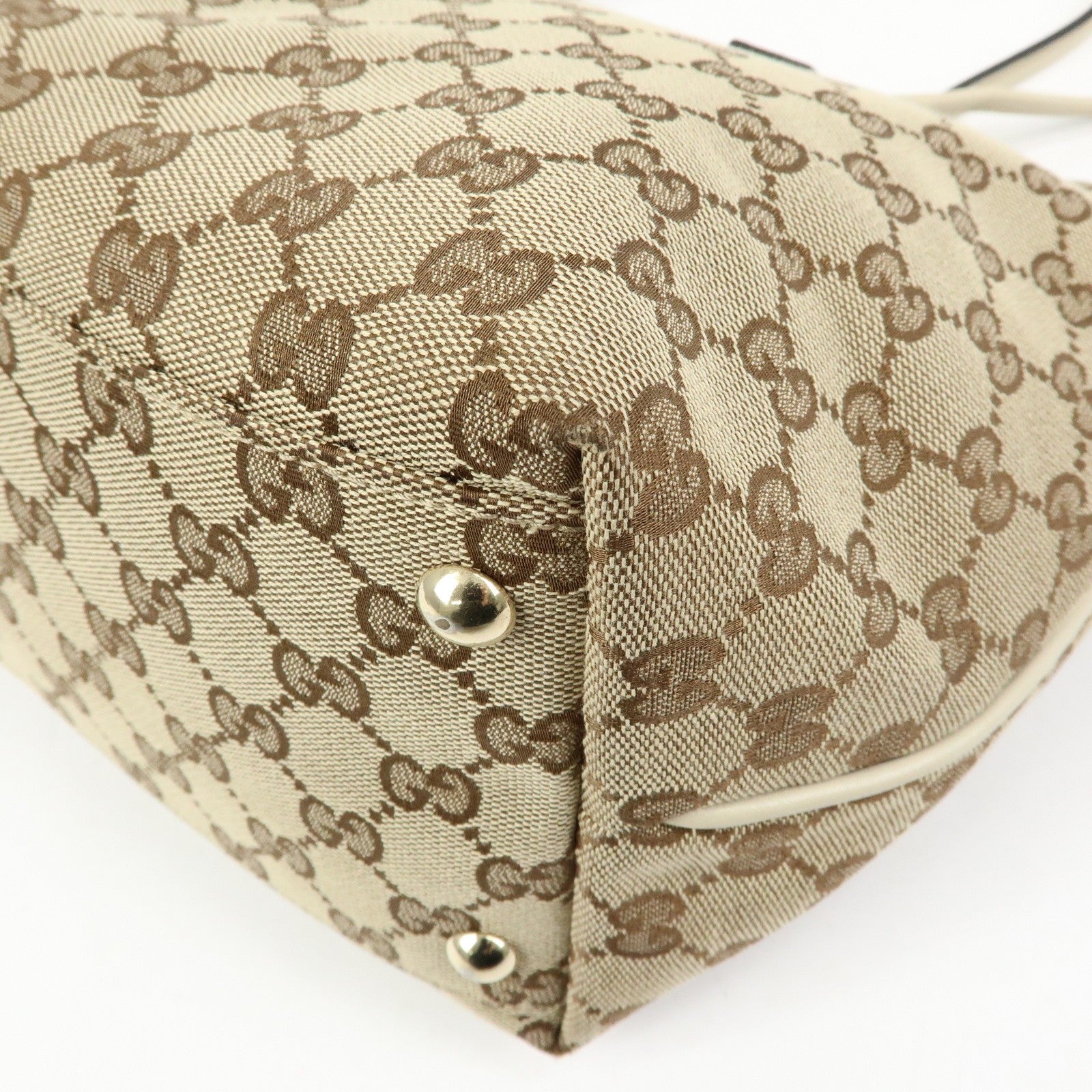 Gucci Interlocking G Tote Bag - Beige, Canvas and Leather