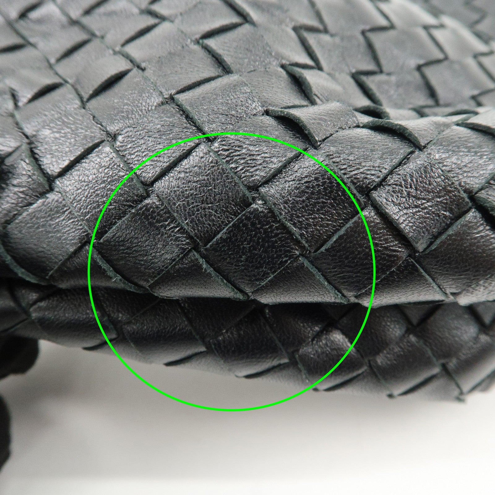 Bottega Veneta Intrecciato Leather Shoulder Bag - Black
