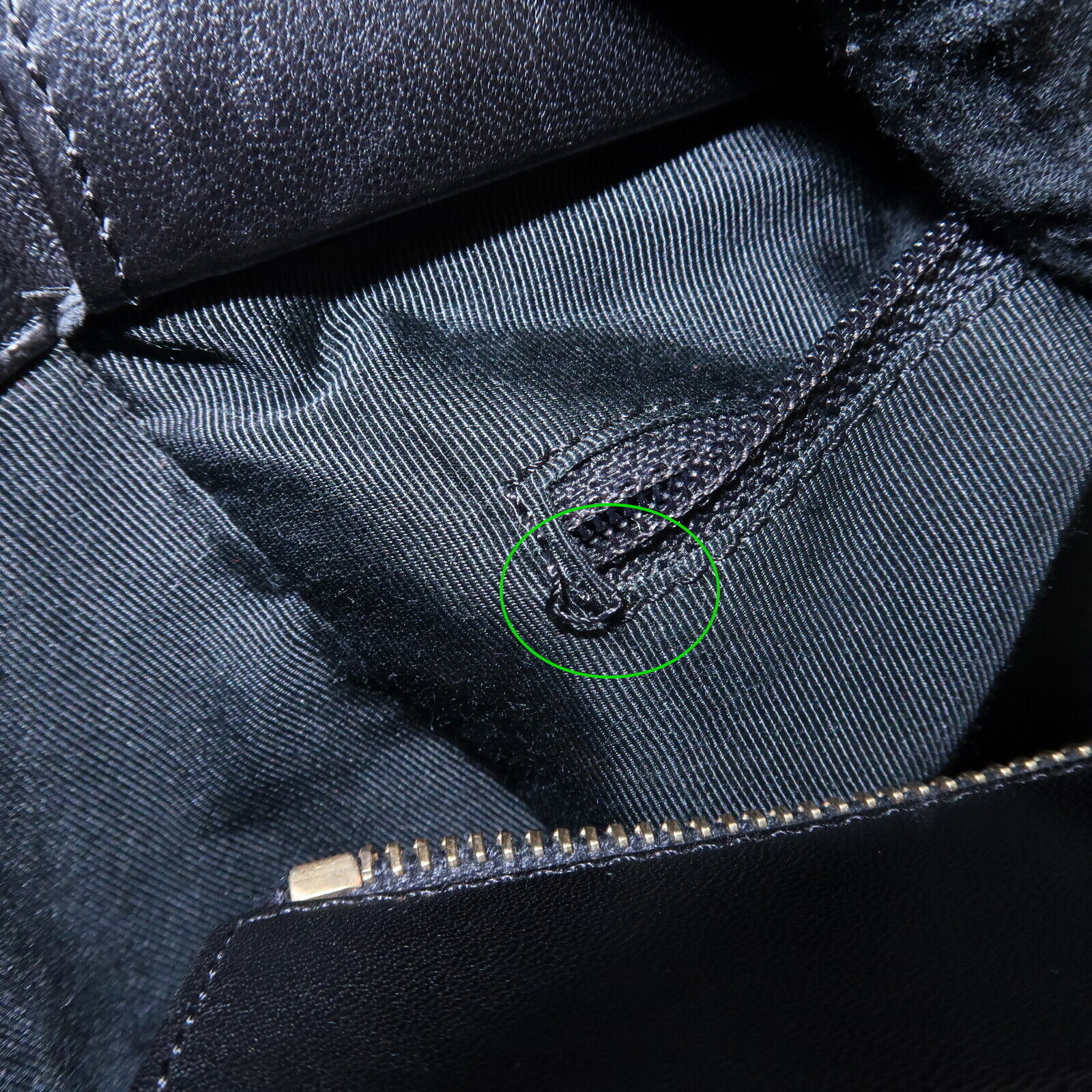 Chanel Mark Chocolate Bar Lamb Skin Black Shoulder Bag