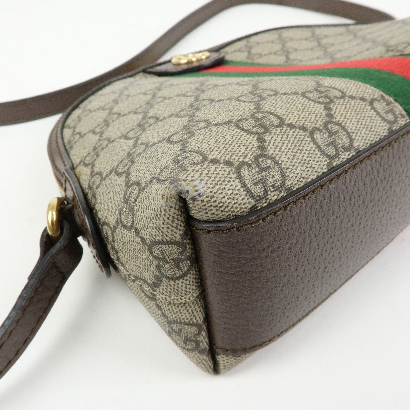 Gucci Shoulder Bag - Beige, GG Supreme Leather