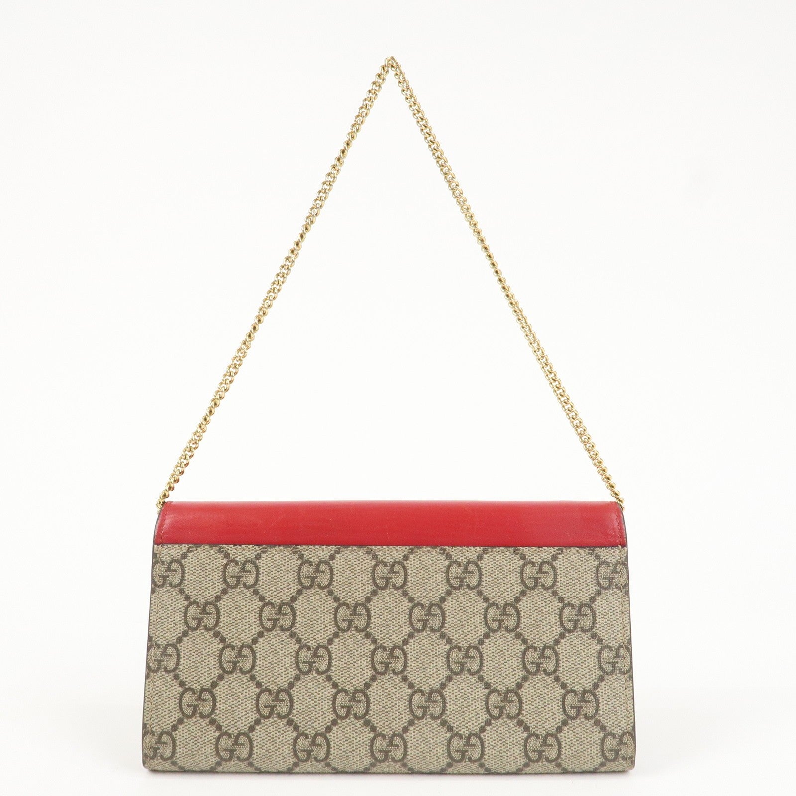 Gucci GG Supreme Leather Canvas Padlock Chain