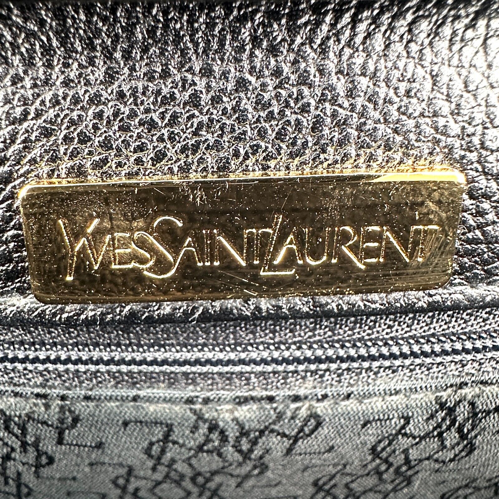 Yves Saint Laurent Shoulder Bag Leather Vintage