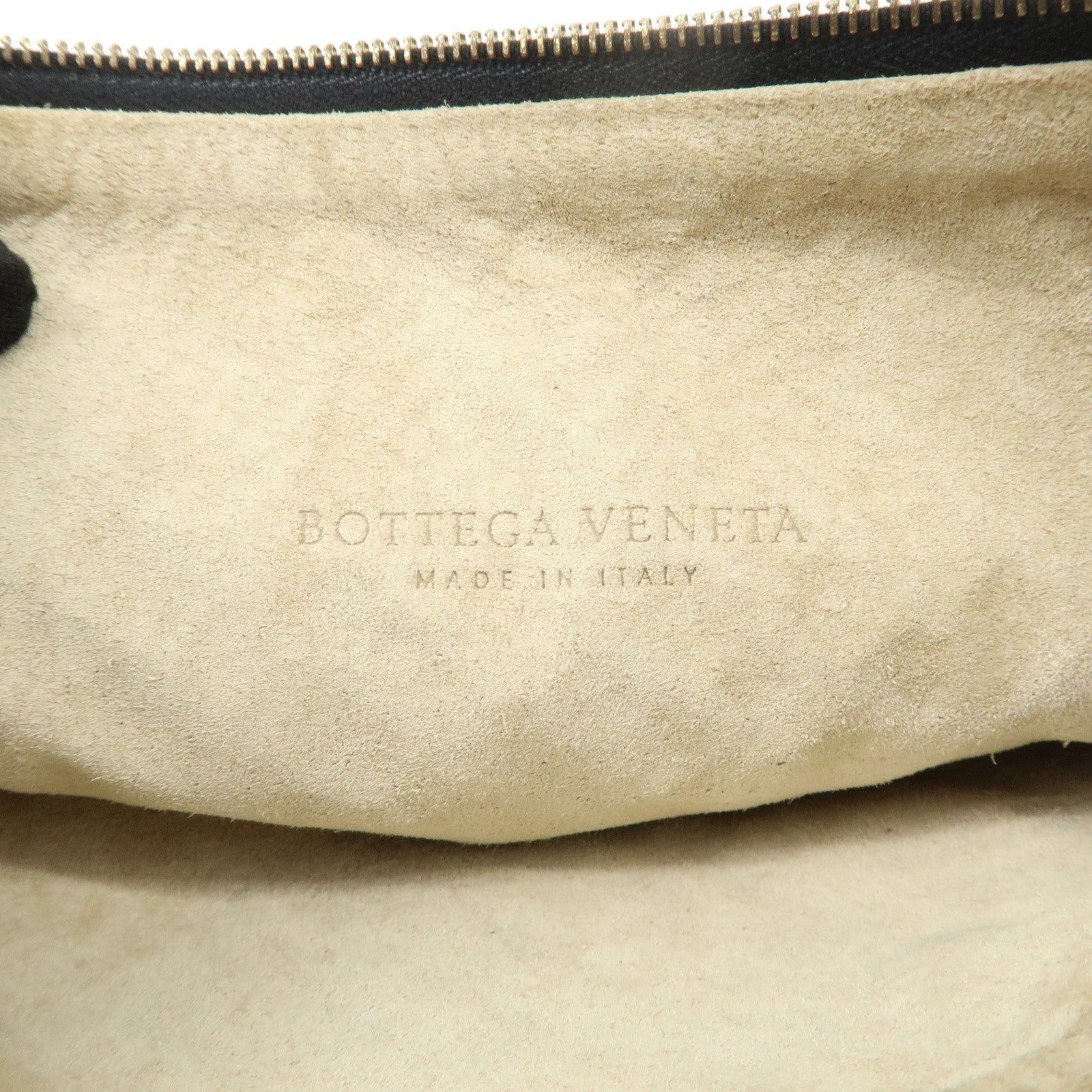 Bottega Veneta Intrecciato Leather Shoulder Bag - Black