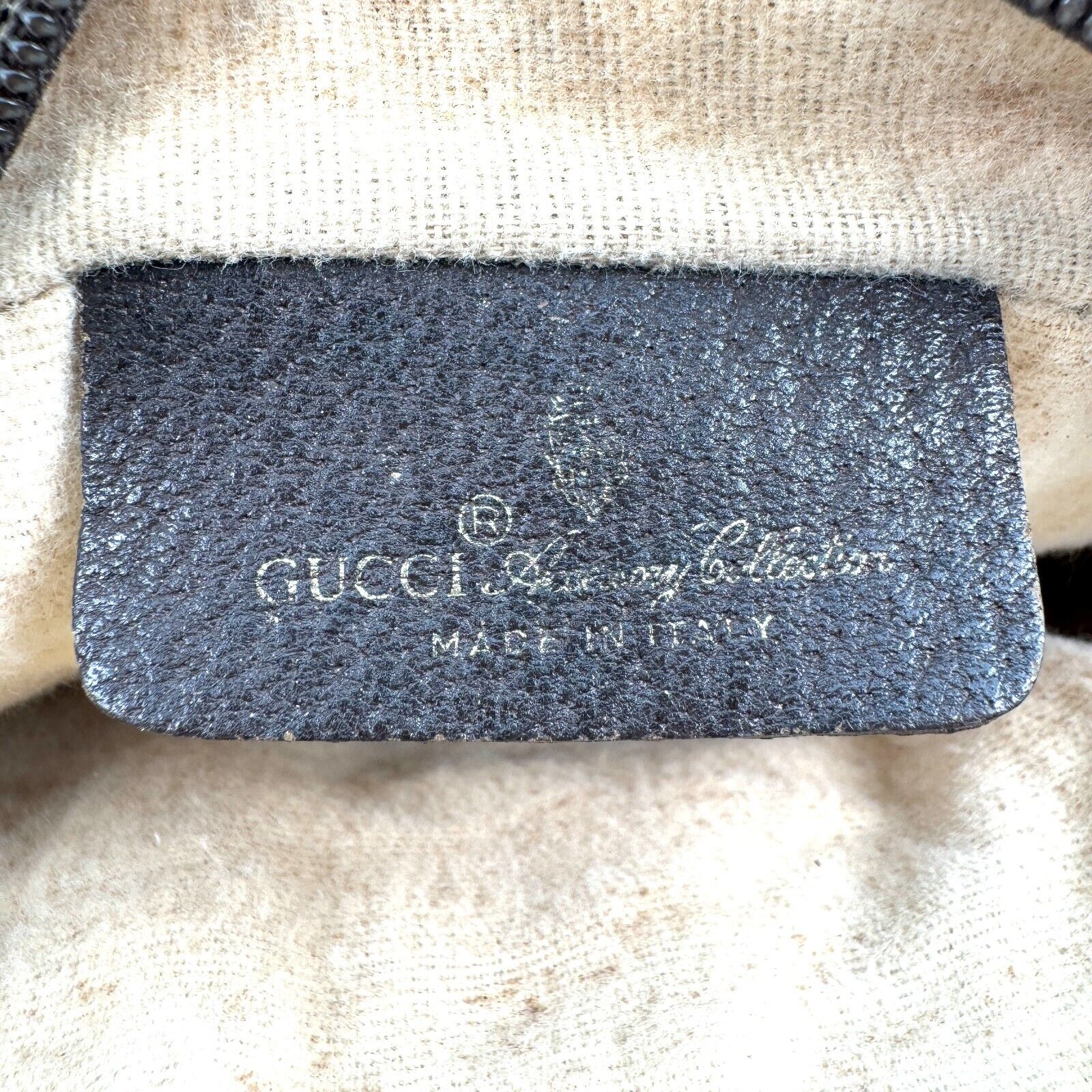 Gucci Vintage Shoulder Bag GG Sherry Line - Brown Leather PVC