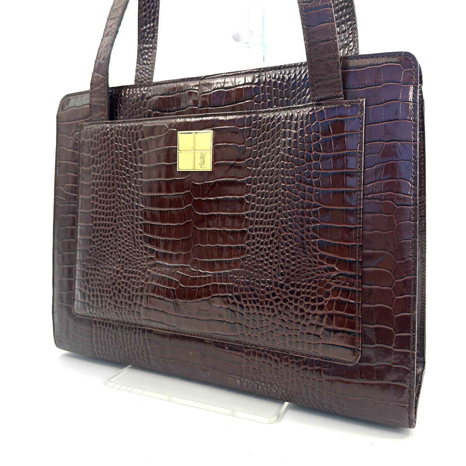 Yves Saint Laurent Shoulder& Hand Bag Leather