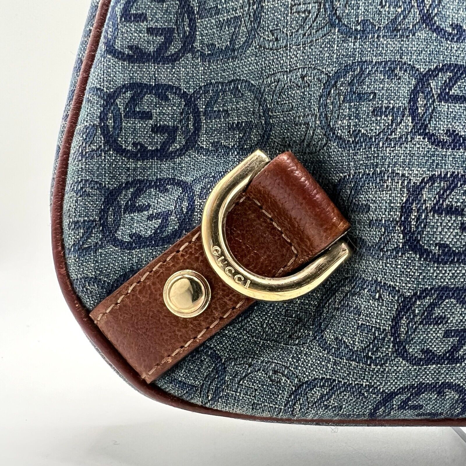Gucci Abby Hobo Shoulder Bag Denim