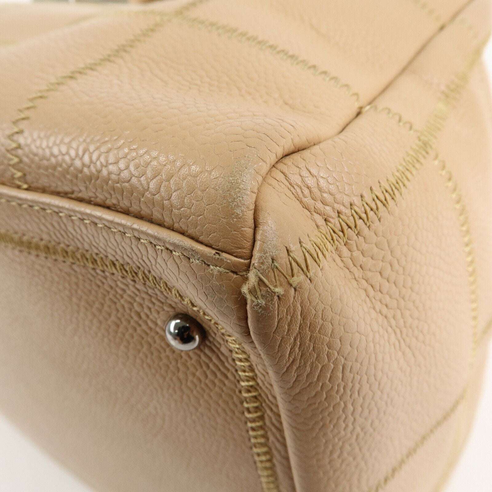 Chanel Chocolate Bar CaviarSkin Boston Bag