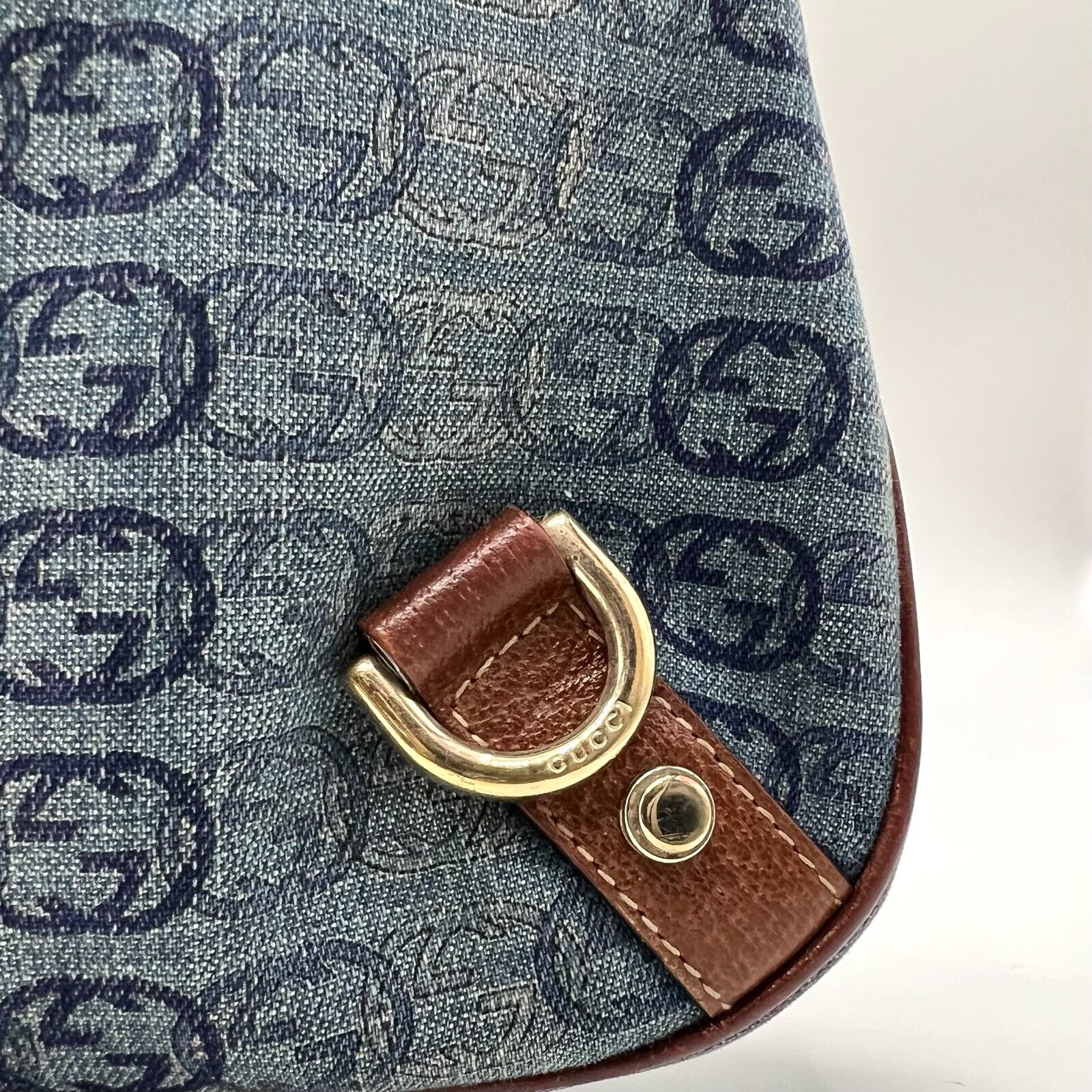 Gucci Abby Hobo Shoulder Bag Denim