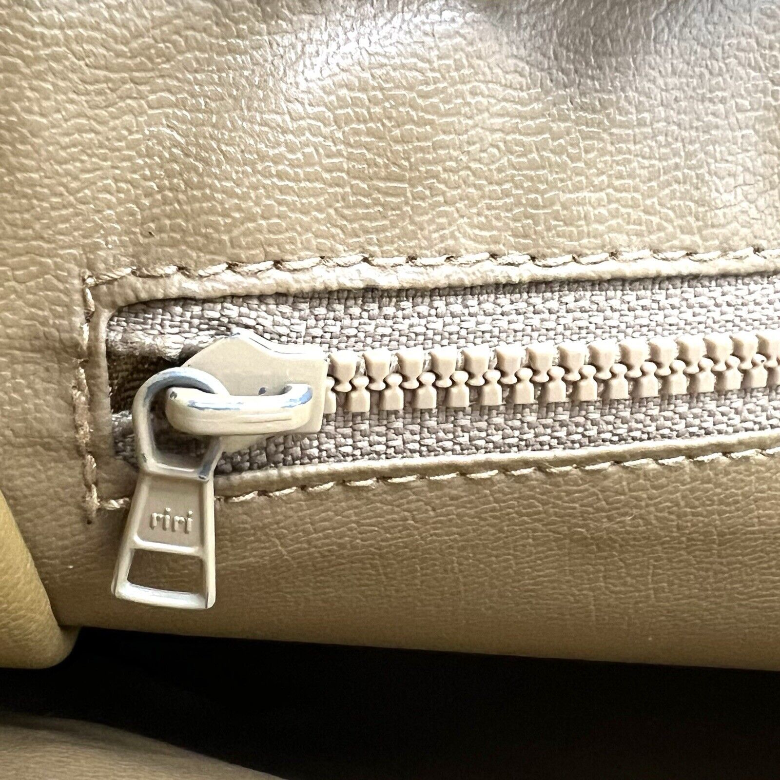 CELINE Vintage Clutch Bag Macadam Brown Purse PVC Leather
