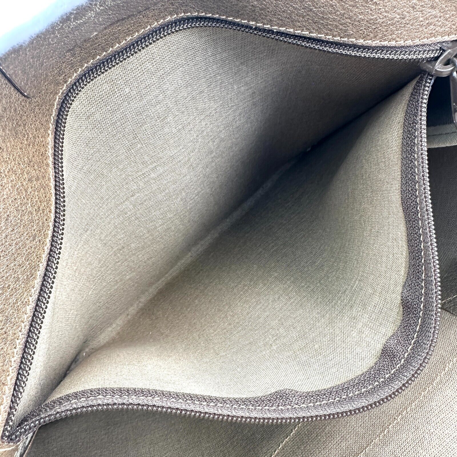 Gucci Sherry Line Shoulder Tote Bag GG PVC Leather Brown