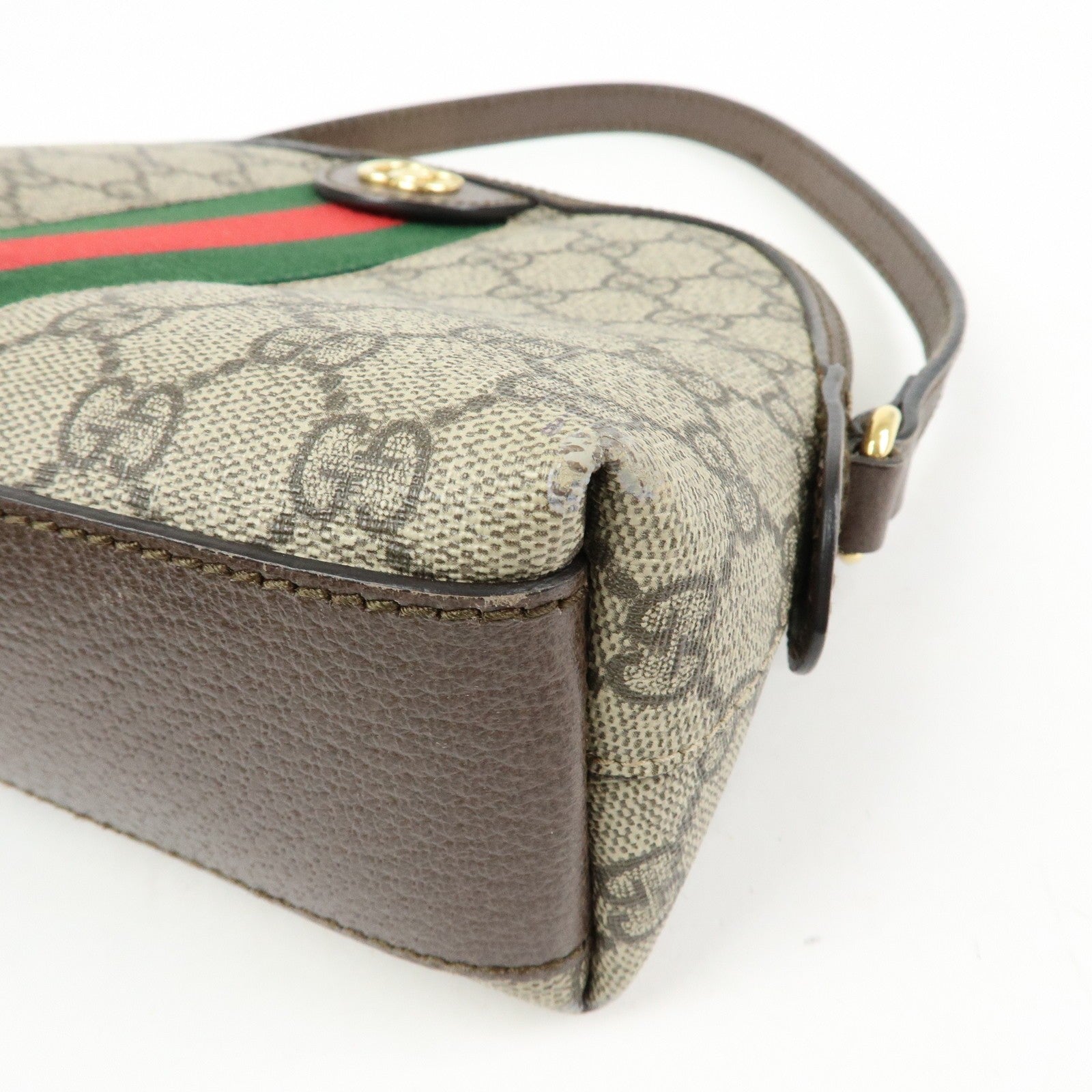 Gucci Shoulder Bag - Beige, GG Supreme Leather