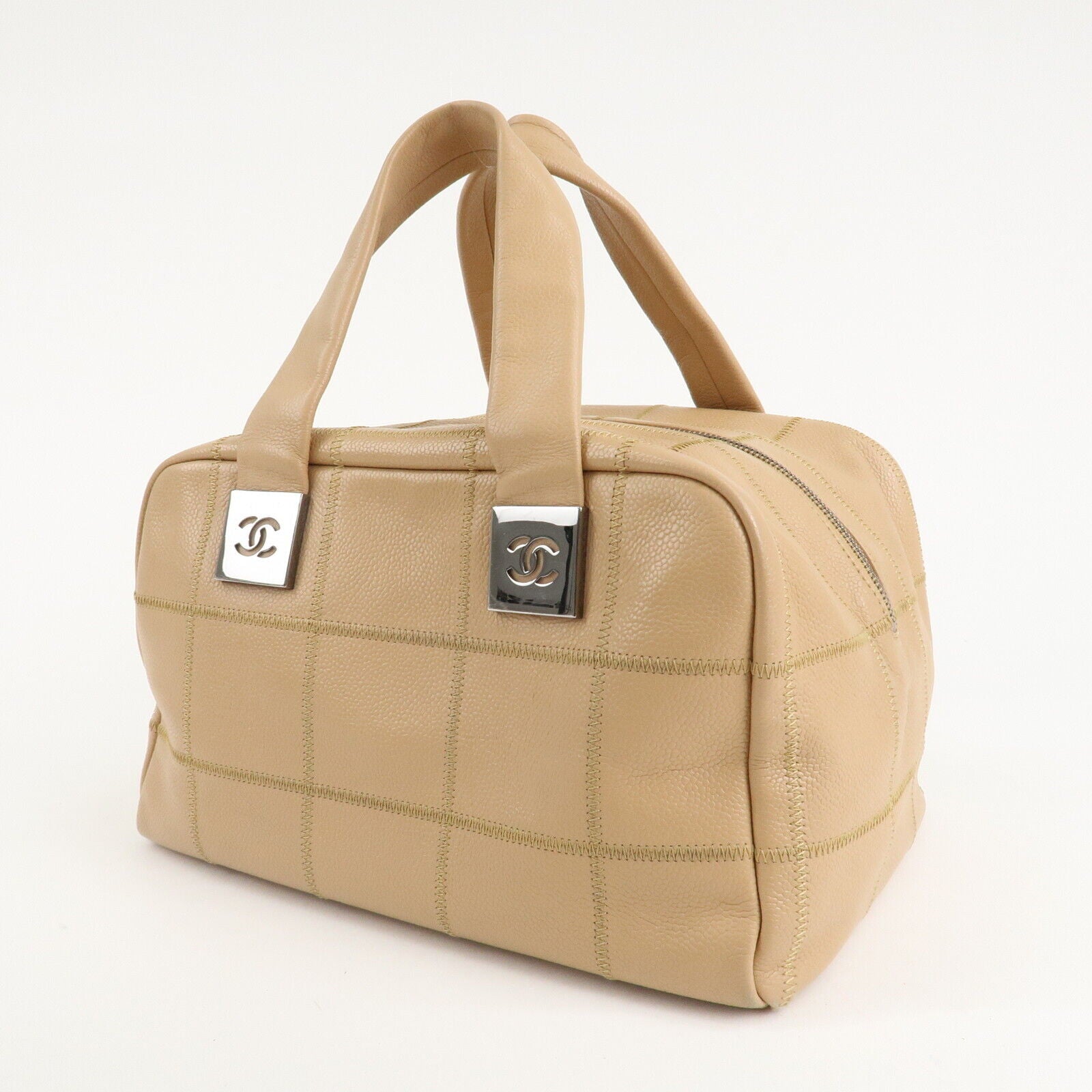 Chanel Chocolate Bar CaviarSkin Boston Bag