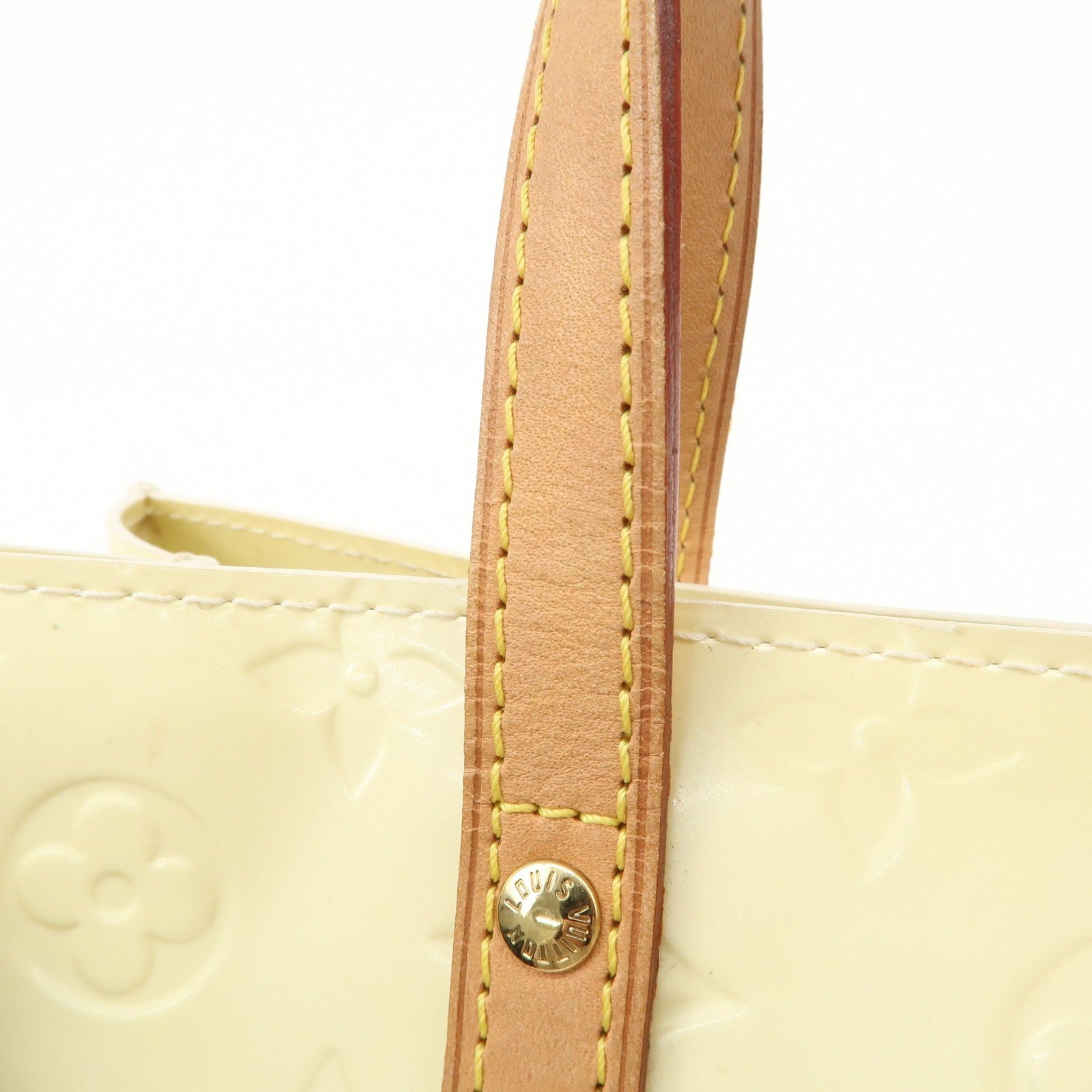 Louis Vuitton Monogram Perle Vernis Lead PM Hand Bag