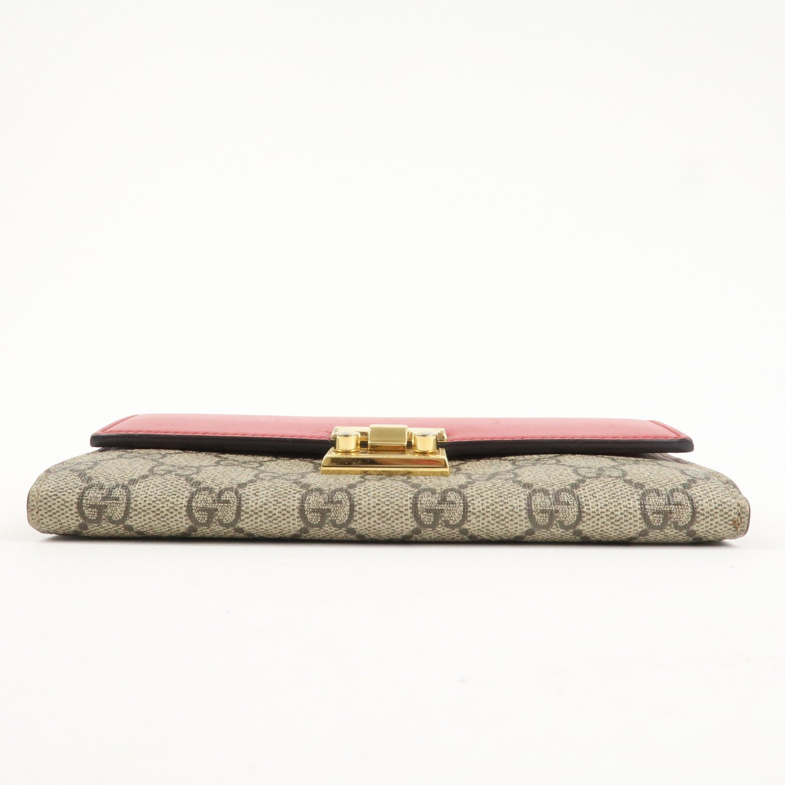 Gucci GG Supreme Leather Canvas Padlock Chain