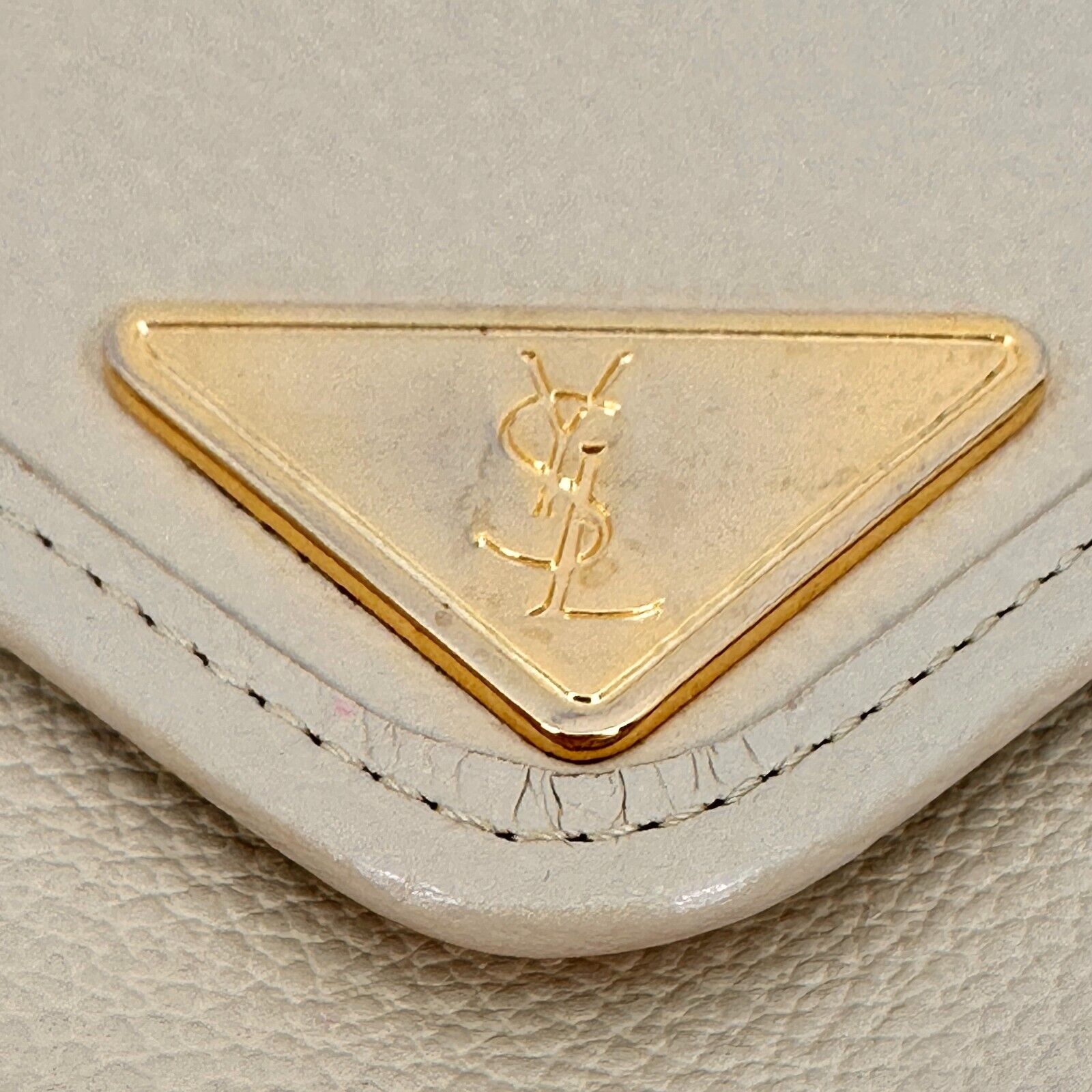 Yves Saint Laurent YSL Shoulder Bag Leather Purse Vintage